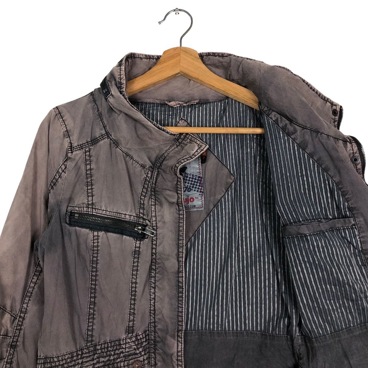 Japanese Brand 🔥Vintage Biker Jacket Bondage Design Khujo Issey Miyake Size US S / EU 44-46 / 1 - 12 Thumbnail