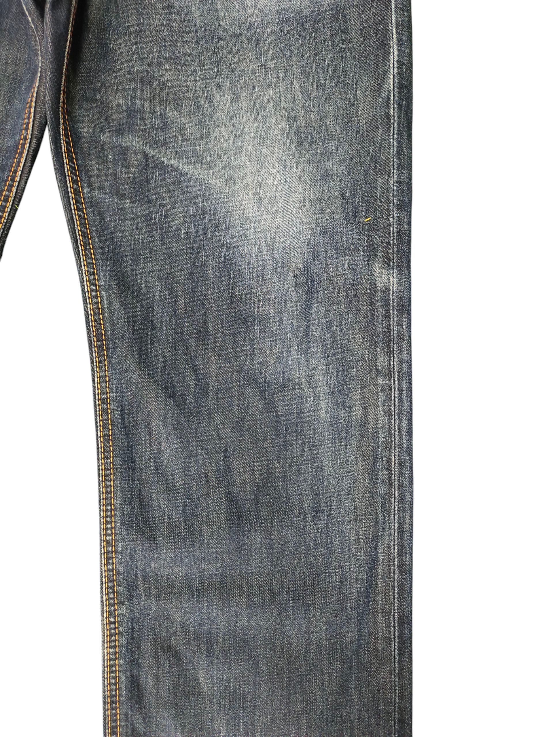 Comme des Garcons × Undercover Vintage 90s Edwin 503 Clawmark Distress Faded Denim Jeans Size US 35 - 4 Thumbnail