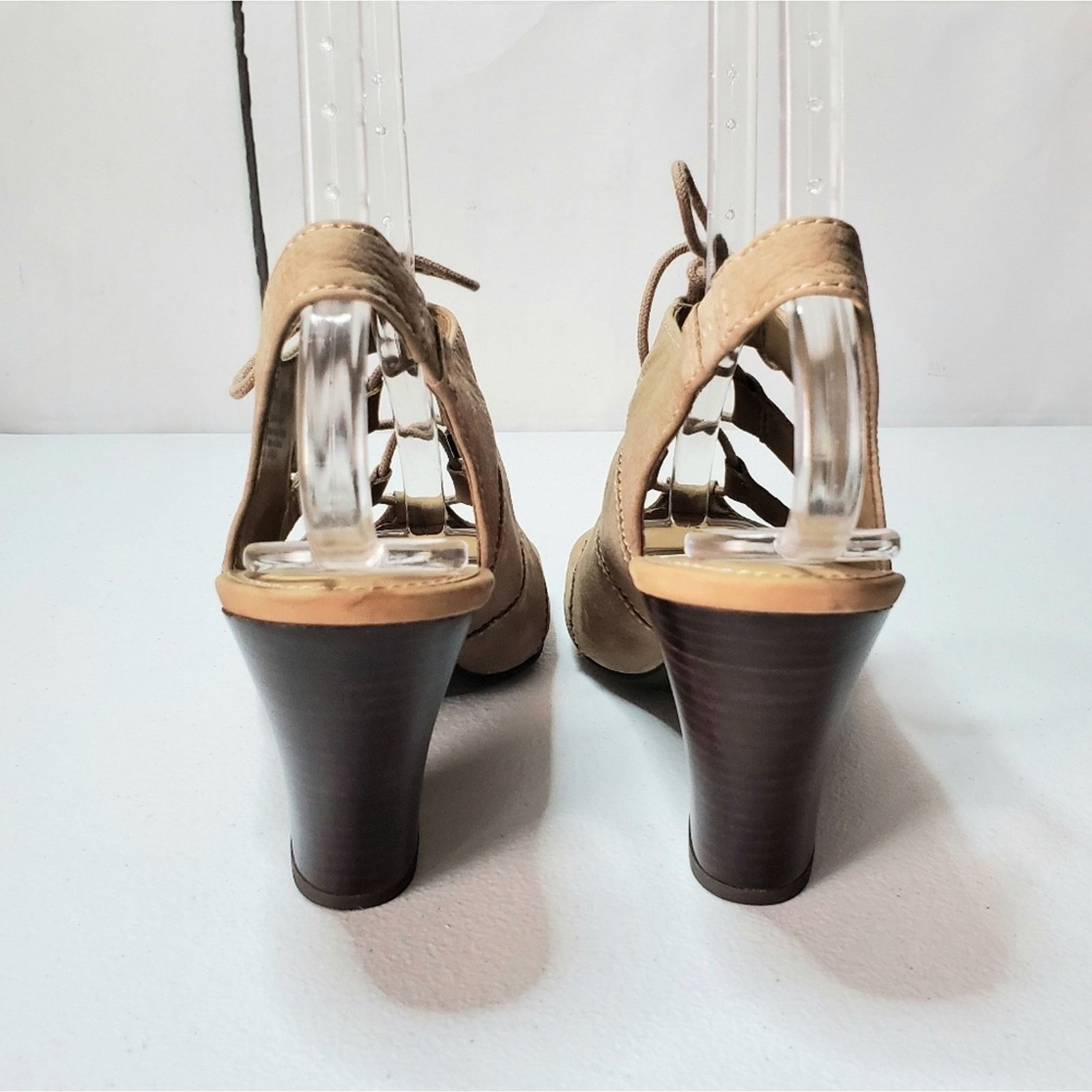 Franco Sarto Franco Sarto Talia Lace-Up Slingback Sandals 8.5 Size US 8.5 / IT 38.5 - 3 Thumbnail