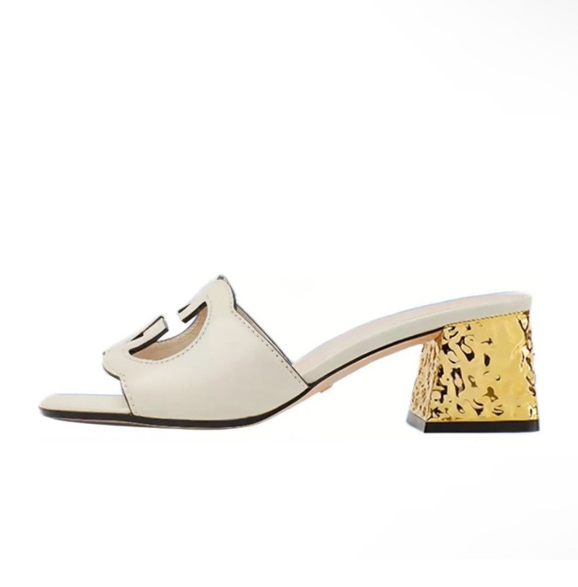 Gucci Gucci Women Interlocking G Cutout Sandal size 34.5 Size US 4.5 / IT 34.5 - 3 Thumbnail