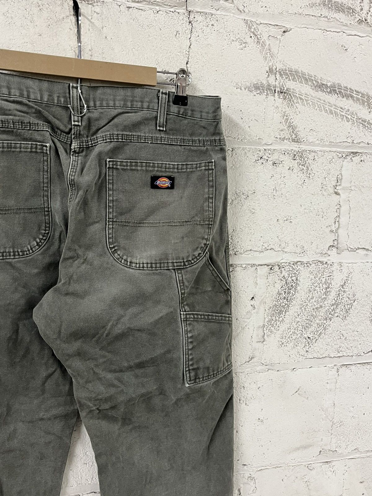 Carhartt Vintage dickies faded green carpenter cargo pants baggy Size US 36 / EU 52 - 3 Thumbnail