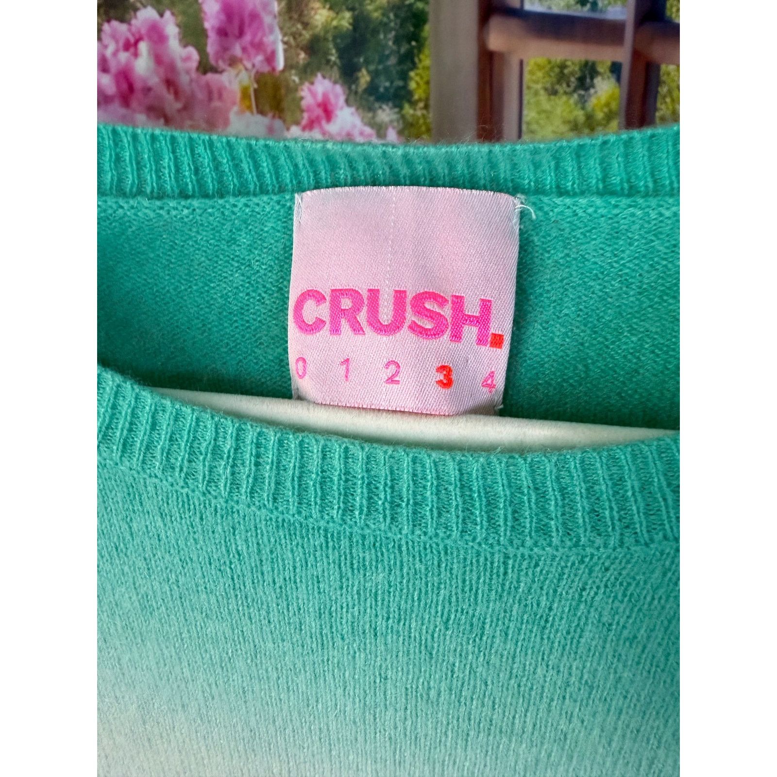 Autumn Cashmere 0266 Crush Cashmere 100% Cashmere OmbreCrewneck Size 3 Large Size L / US 10 / IT 46 - 2 Thumbnail