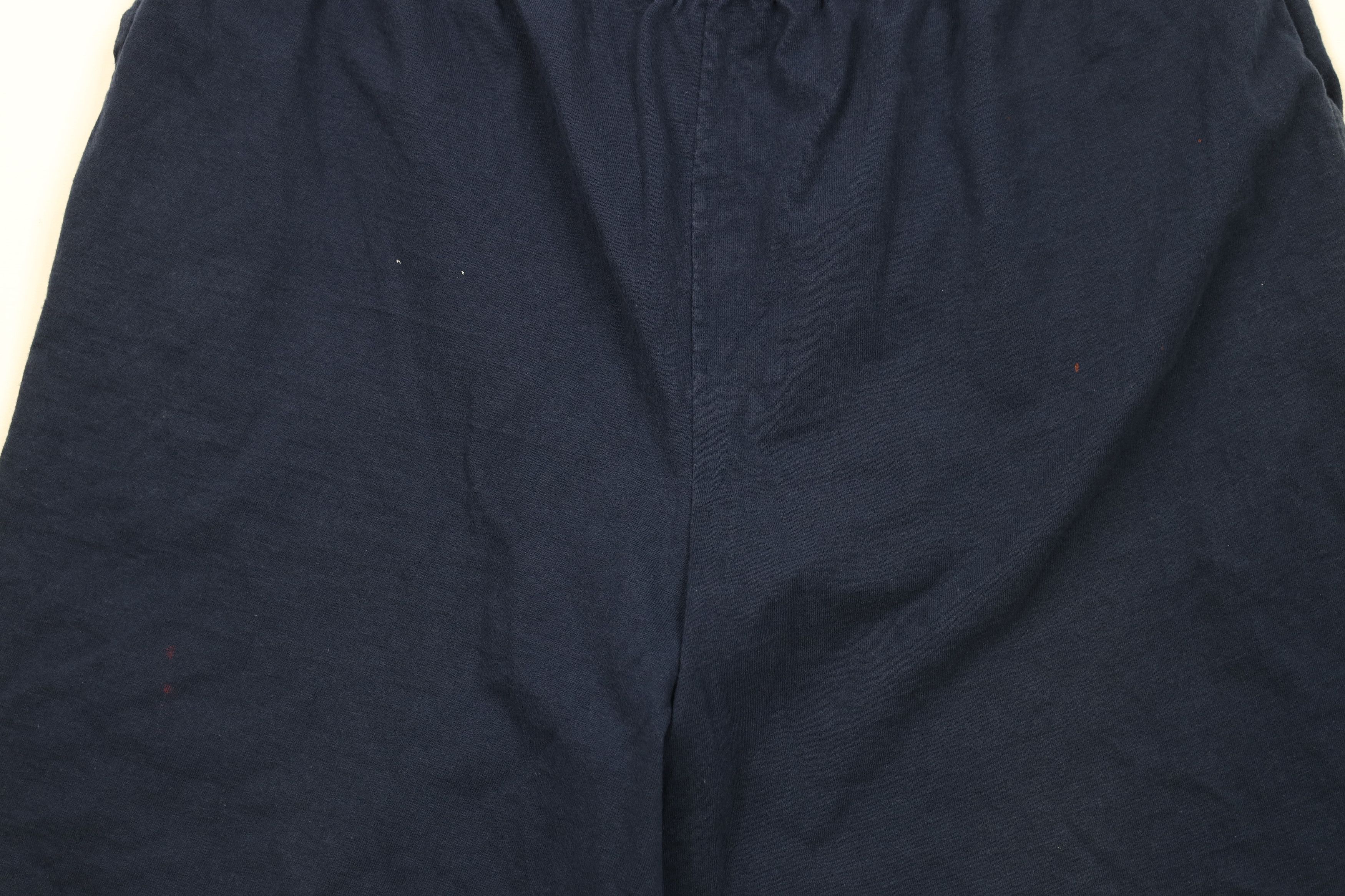 Vintage Vintage Y2K Streetwear Blank Above Knee Shorts Navy Blue Size US 34 / EU 50 - 3 Thumbnail
