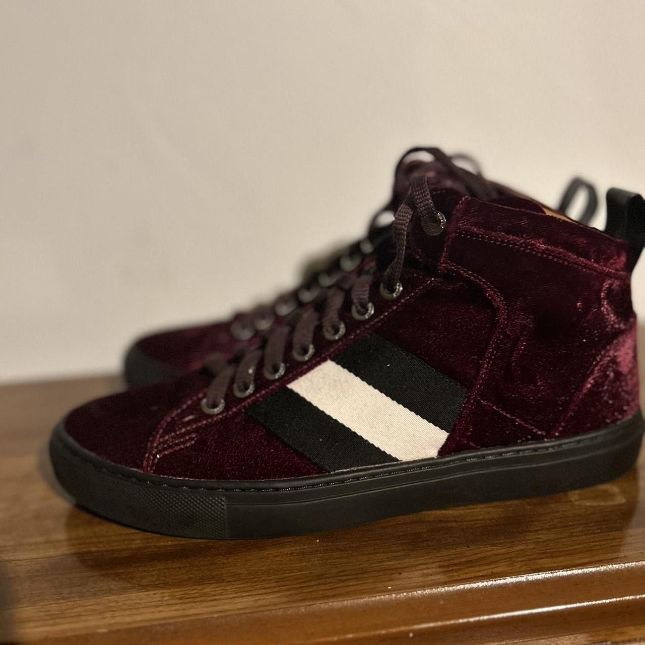Bally Rare Bally Hedern Velvet High Top Sneakers Size US 8 / EU 41 - 3 Thumbnail
