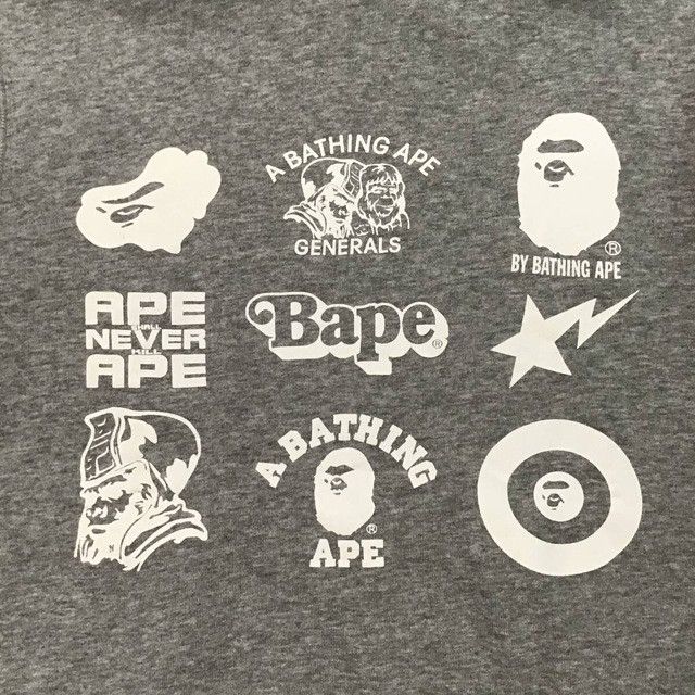Bape BAPE logo pullover hoodie a bathing ape Size US S / EU 44-46 / 1 - 5 Thumbnail