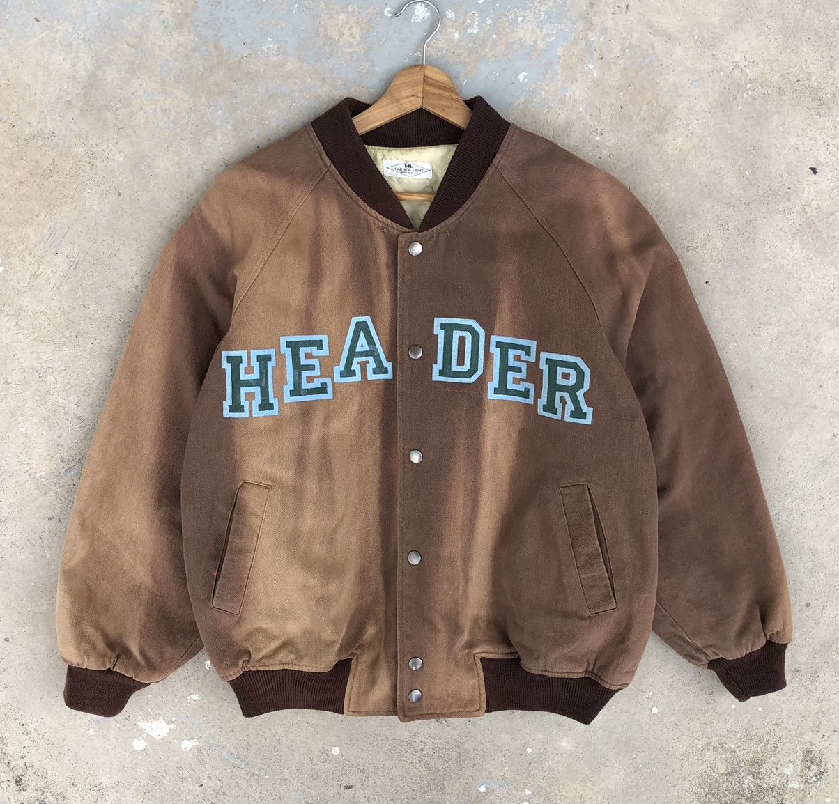 Vintage Vintage HAR BOR LIGHT HEADER FADED Bomber Jacket Size US L / EU 52-54 / 3 - 10 Thumbnail