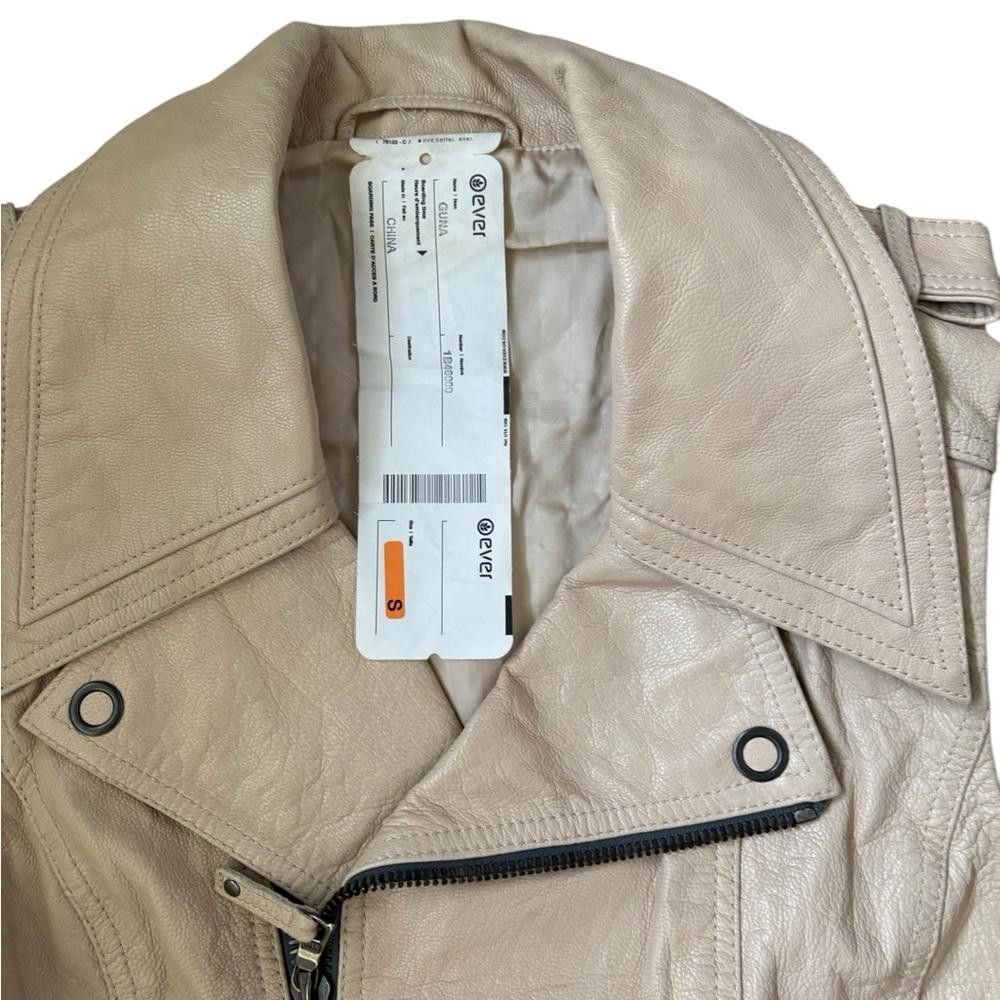 Ever × Leather RARE Ever Brand Lamb Leather Biker/Moto Vest New Size S / US 4 / IT 40 - 3 Thumbnail