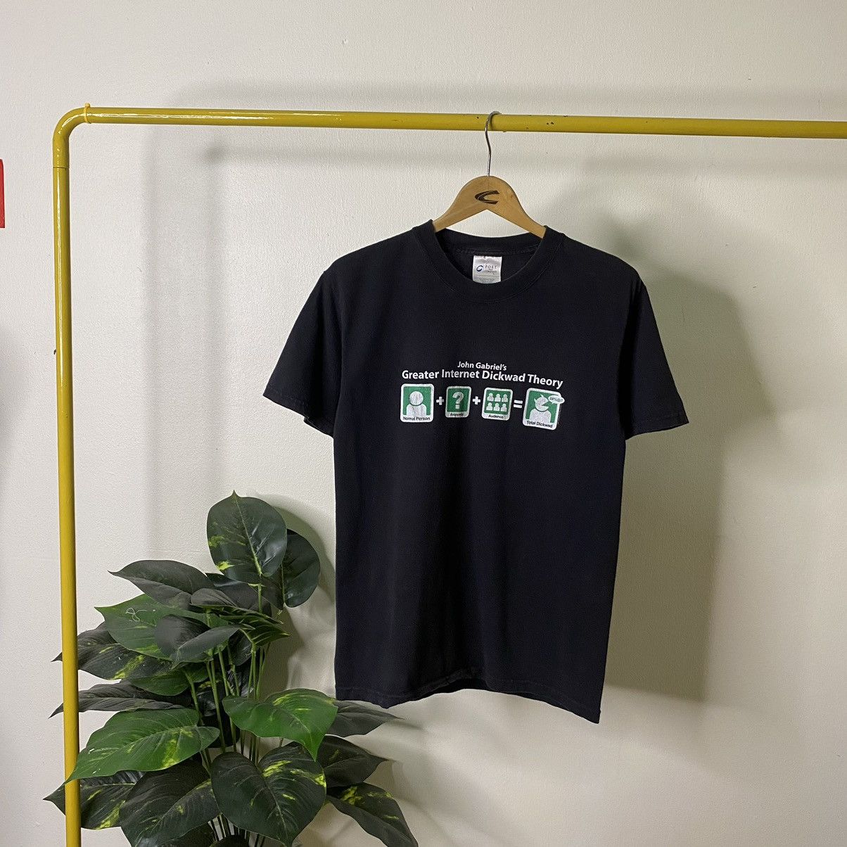 Vintage 2000s John Gabriel's Greater Internet Dickwad Theory Tee Size US S / EU 44-46 / 1 - 1 Thumbnail