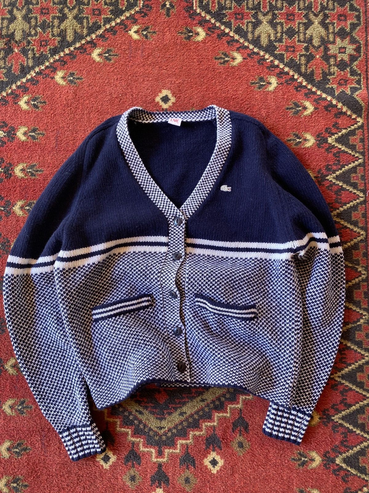 Lacoste Lacoste Live Gardigan Tyler The Creator Preppy Style Size L / US 10 / IT 46 - 1 Thumbnail