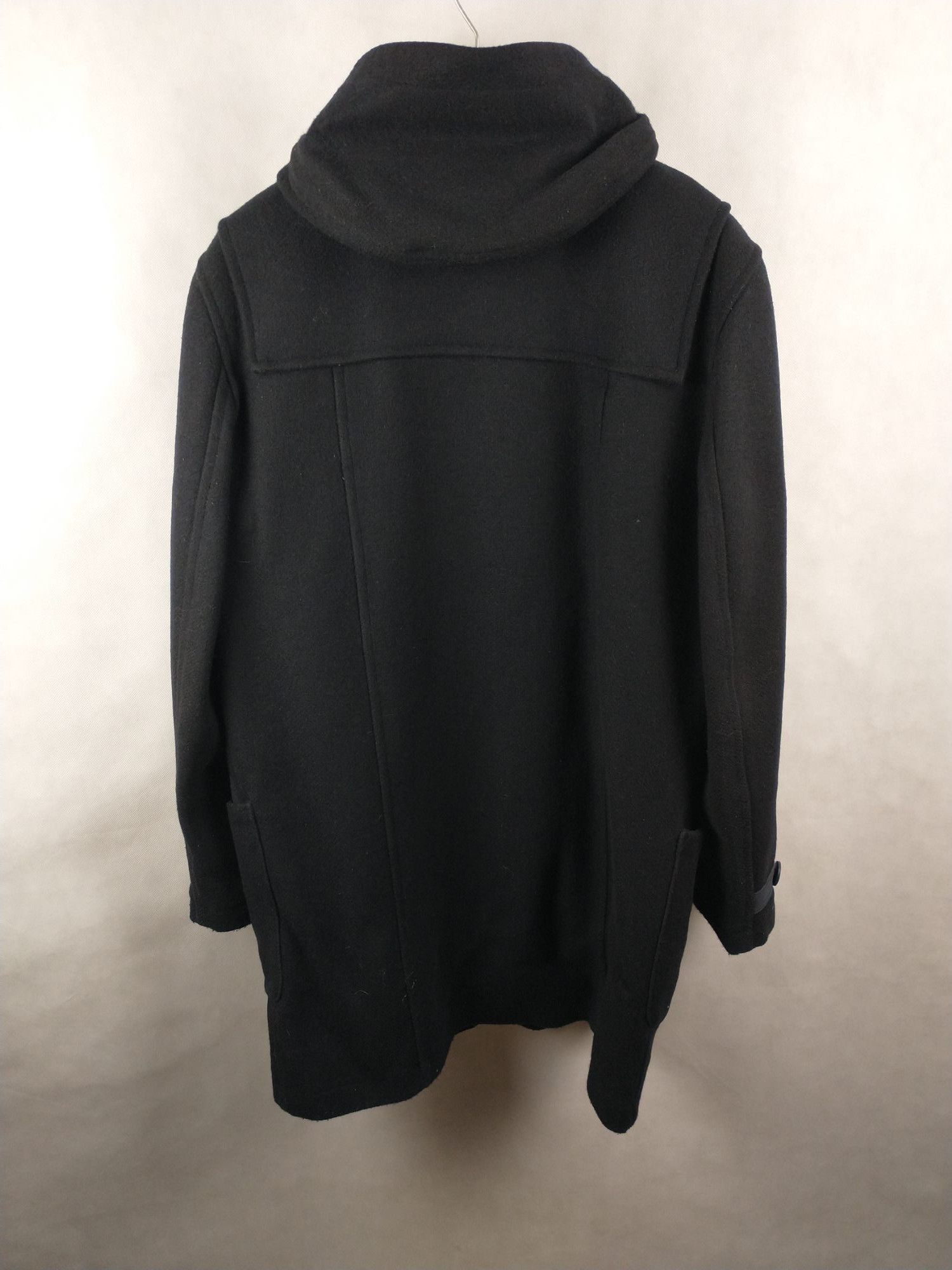 Nigel Cabourn Utility Wool Hooded Coat Size M Navy Mens