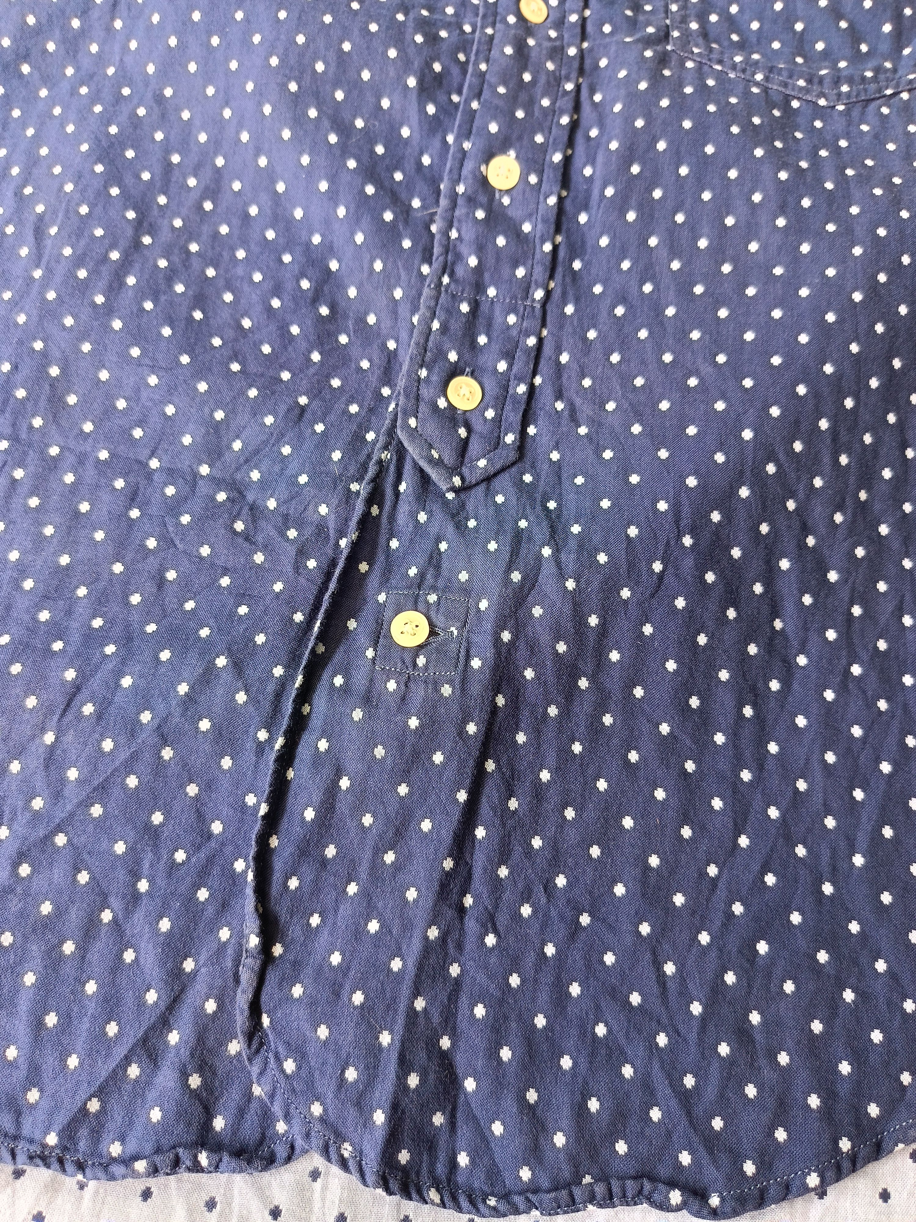 J. Press JPress J.Press New York navy blue polka dot shirt Size US M / EU 48-50 / 2 - 14 Thumbnail