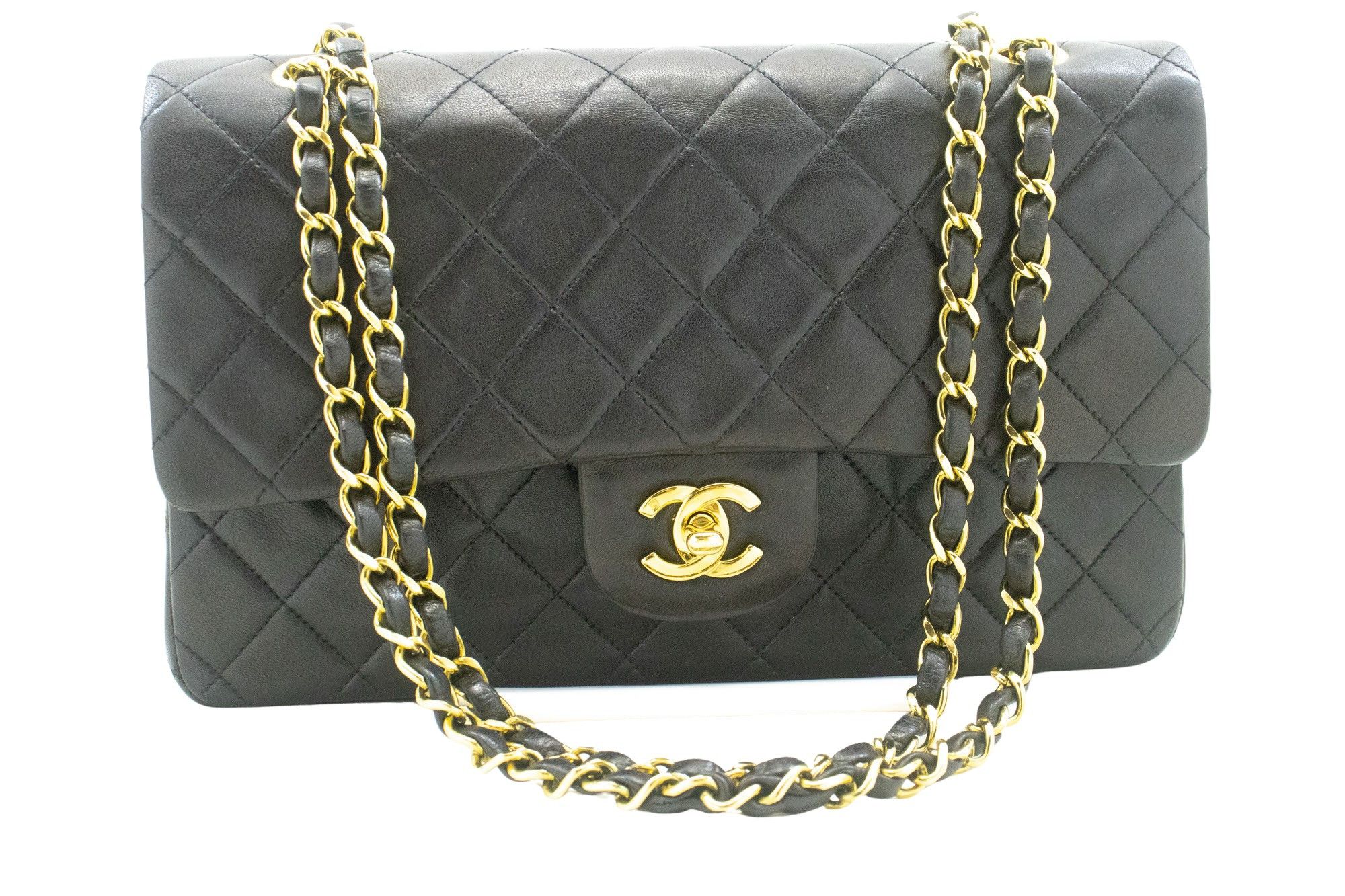 Chanel Black Leather Shoulder Bag (Pre-Owned) Size ONE SIZE - 1 Thumbnail
