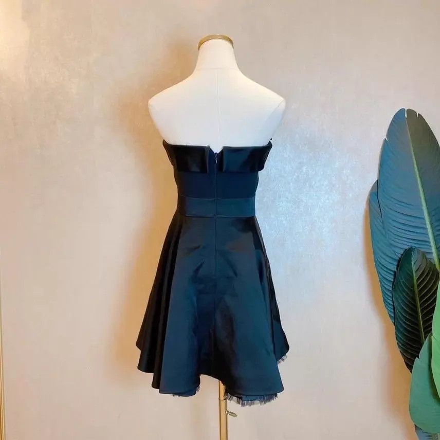 Miu Miu MIU MIU Black Strapless Dress 40 Size S / US 4 / IT 40 - 2 Thumbnail