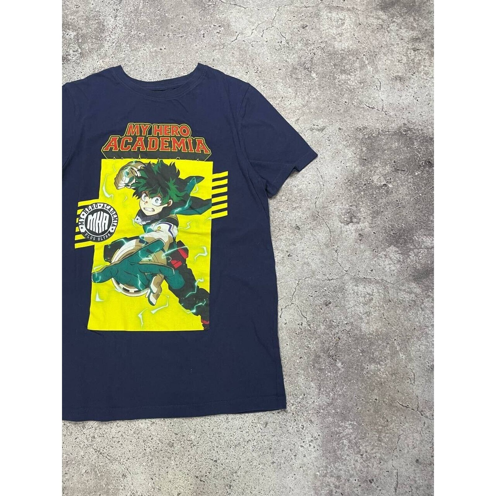 Cartoon Network × Vintage Vintage My Hero Academia Anime T-Shirt Navy S Difuzed Size US XS / EU 42 / 0 - 3 Thumbnail