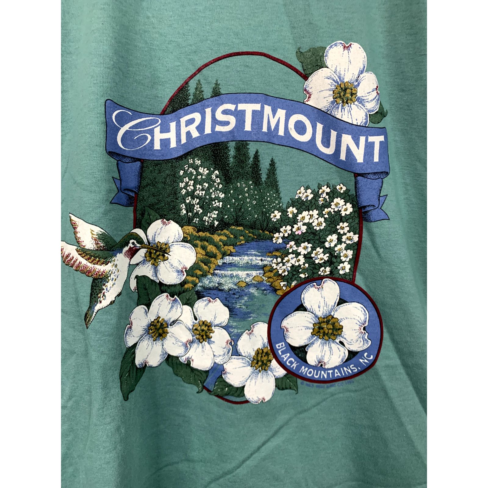 Jerzees Vintage North Carolina Shirt Christmount Tee T-Shirt VTG L Size US L / EU 52-54 / 3 - 2 Thumbnail