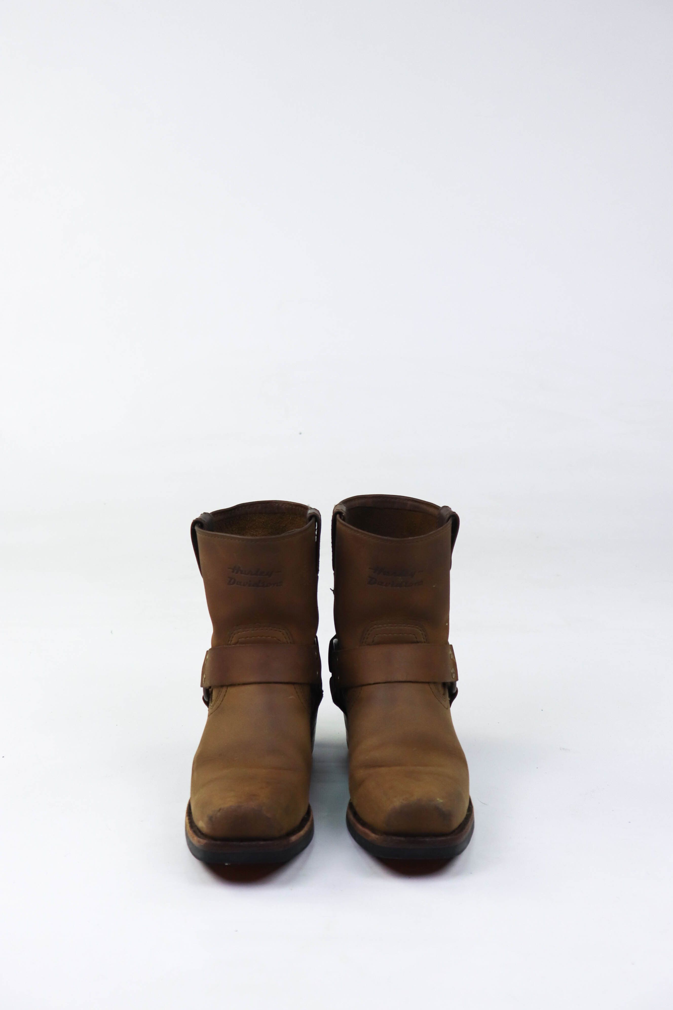 Harley Davidson Harley-Davidson Abbington Harness Leather Motorcycle Boots Size US 8.5 / IT 38.5 - 3 Thumbnail