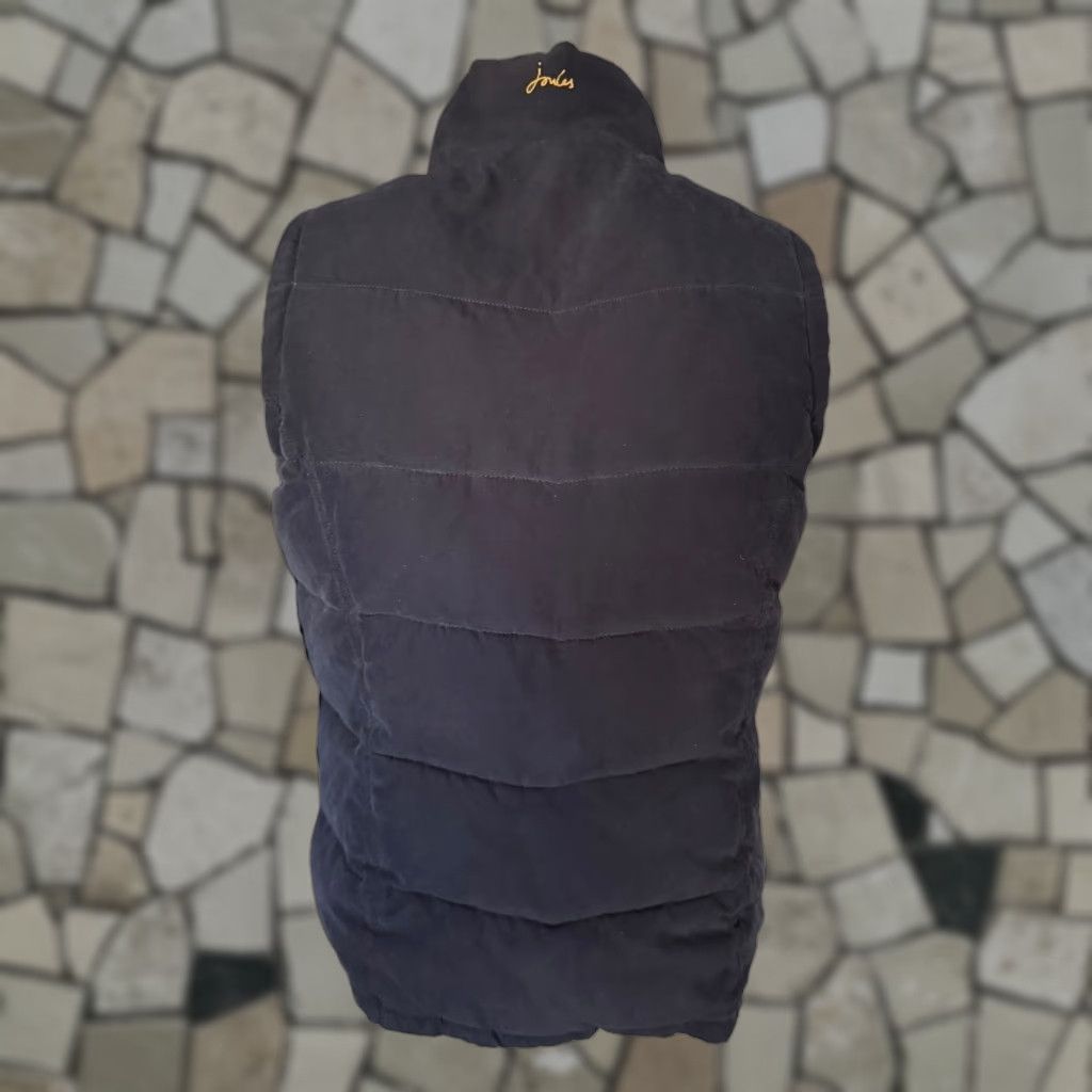 Vintage Joules Original Padded Gilet Bodywarmer Navy Floral Lining Women’s UK 14 / EU L / US 10, Navy, Gilet, Women’s, 14 Size XL / US 12-14 / IT 48-50 - 1 Thumbnail