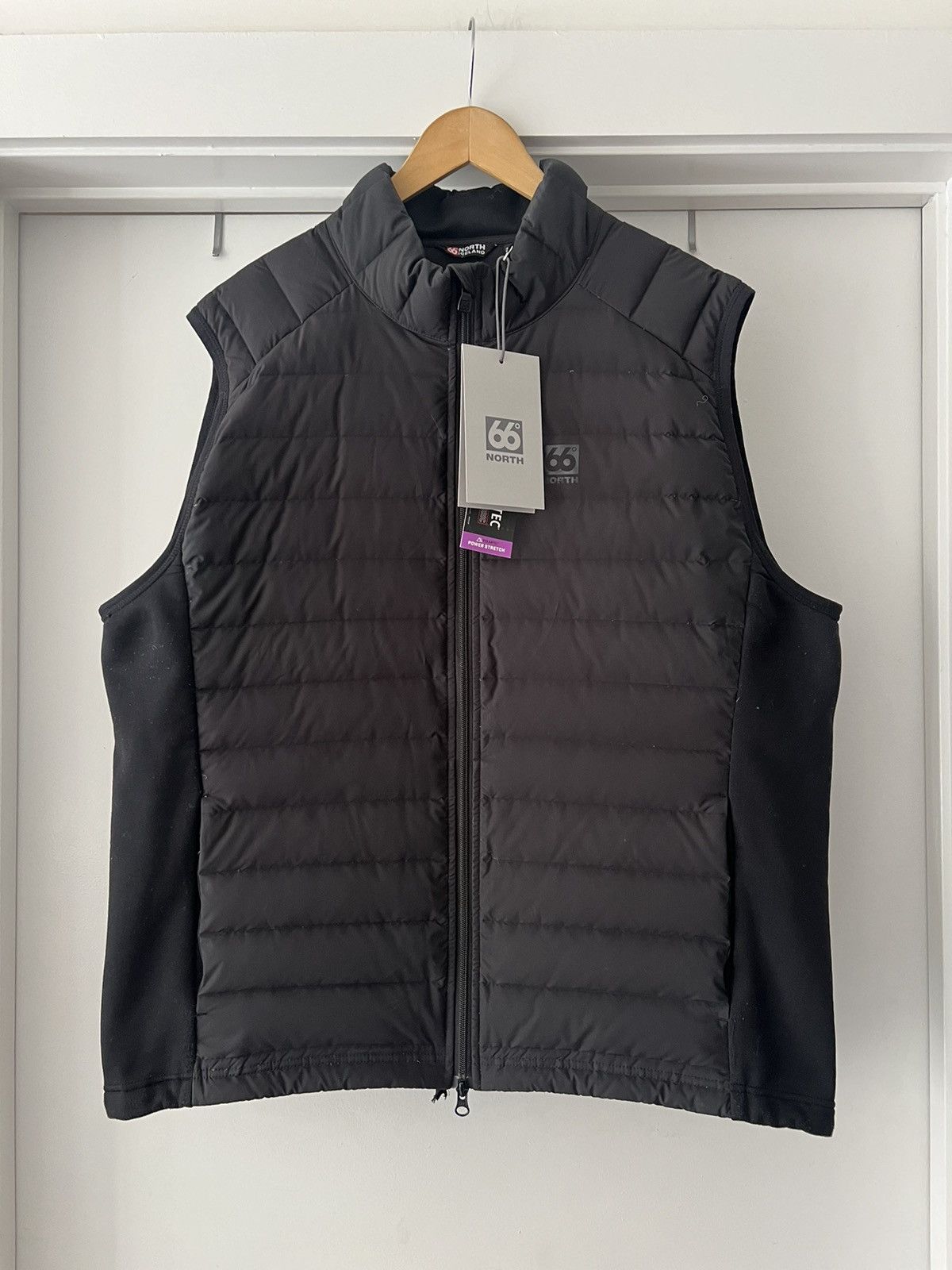 66 North $295 66 North OK Down Vest XXL Black | Grailed