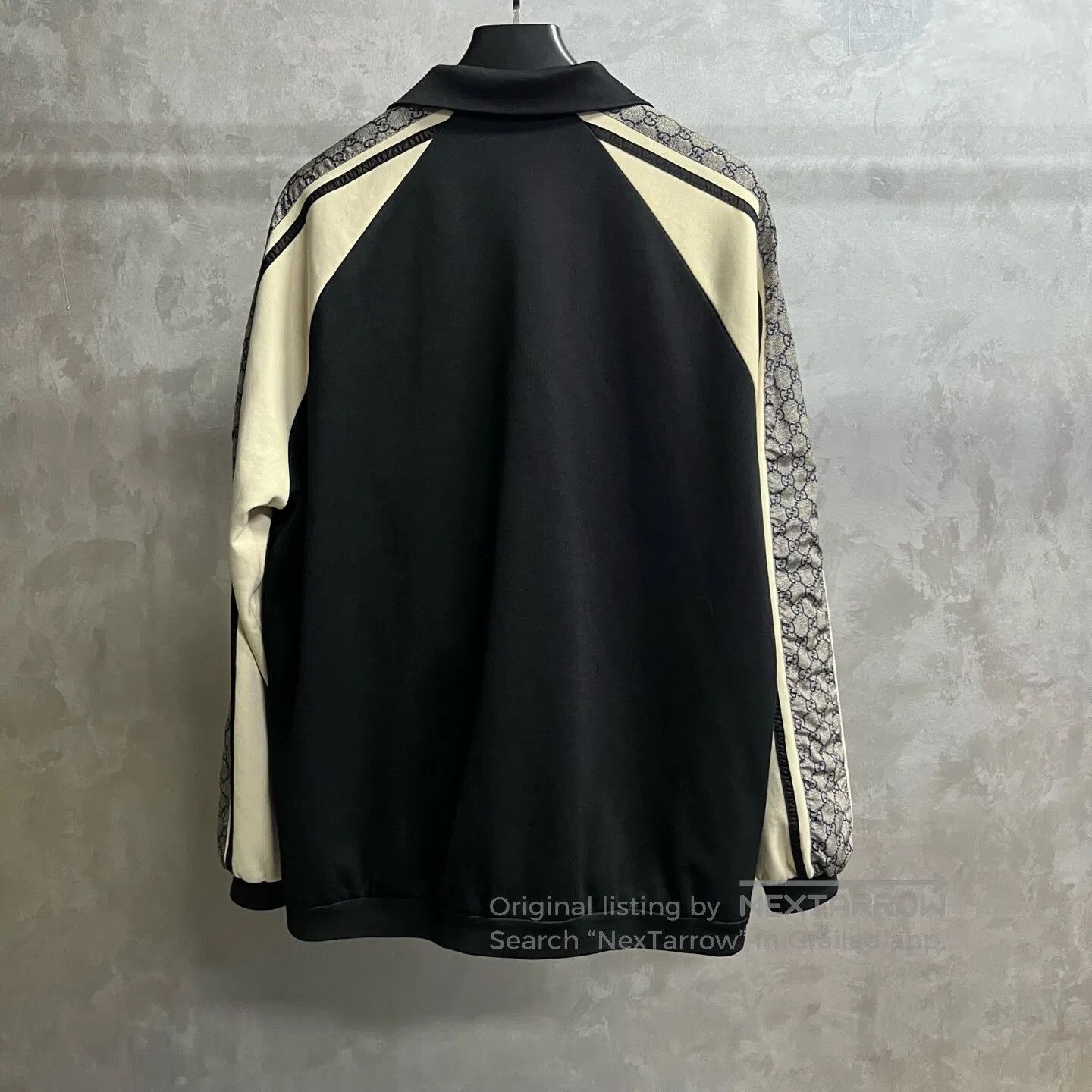 Gucci Guicci Black patchwork retro-style jacket – a classic coat Size US XL / EU 56 / 4 - 5 Thumbnail