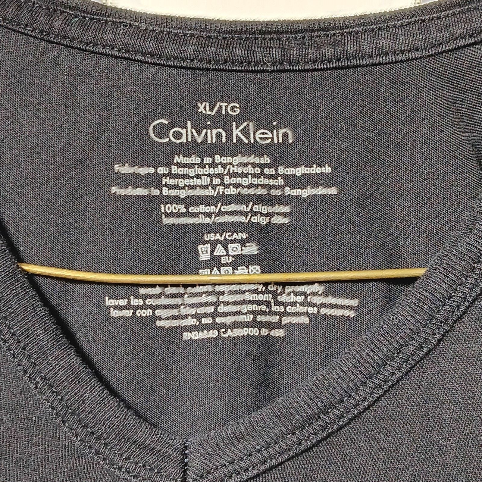 Calvin Klein Calvin Klein Men’s Short Sleeve T-Shirt Black Size XL Size US XL / EU 56 / 4 - 3 Thumbnail