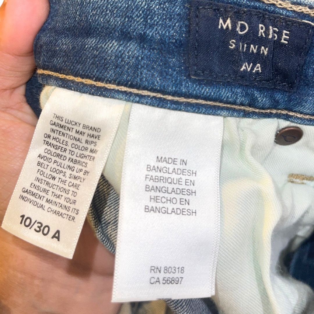 Lucky Brand Lucky Brand Ava Mid Rise Skinny Ankle Jeans Denim Size 10 Size 32" / US 10 / IT 46 - 6 Thumbnail