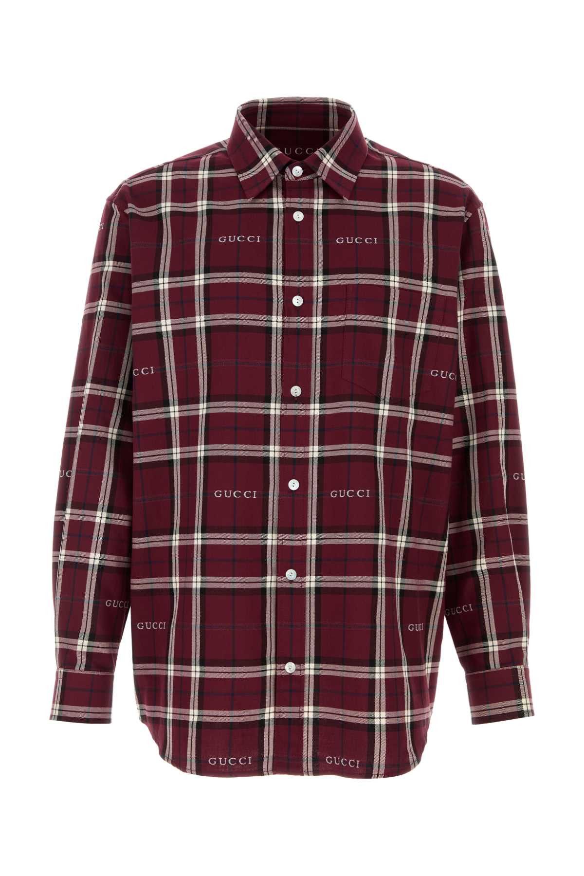 Gucci Embroidered Cotton Shirt Size US L / EU 52-54 / 3 - 1 Thumbnail