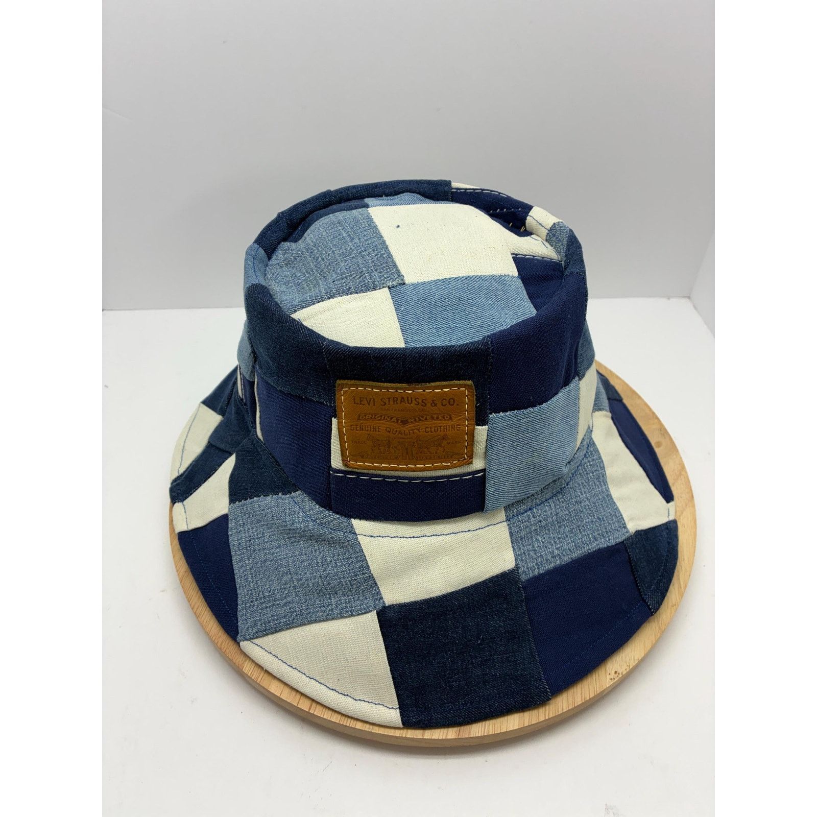 Other Upcycled Denim Patchwork Bucket Hat | Can't Top That Hat Co. Size ONE SIZE - 10 Thumbnail
