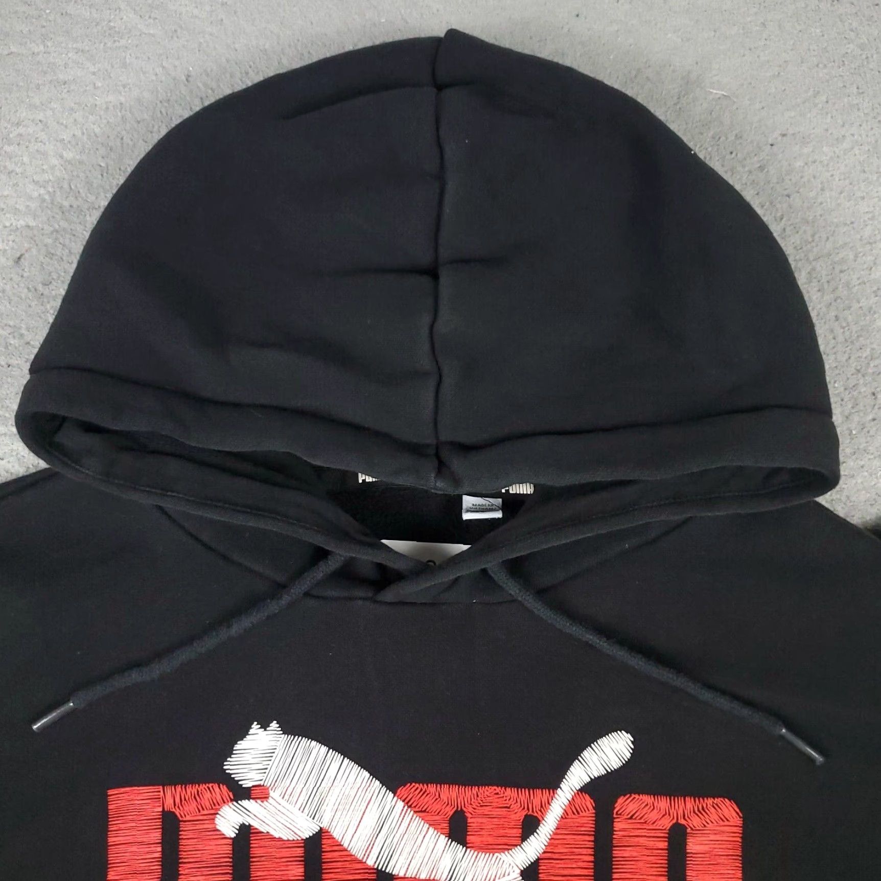 Puma PUMA Hoodie Mens Medium Black Casual Pullover Sweatshirt Mock Neck Long Sleeve Size US M / EU 48-50 / 2 - 3 Thumbnail