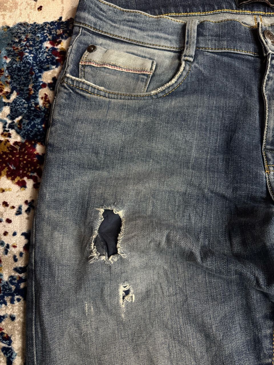 Japanese Brand × Vintage Japenese LTB distressed faded denim jeans Size US 32 / EU 48 - 7 Thumbnail