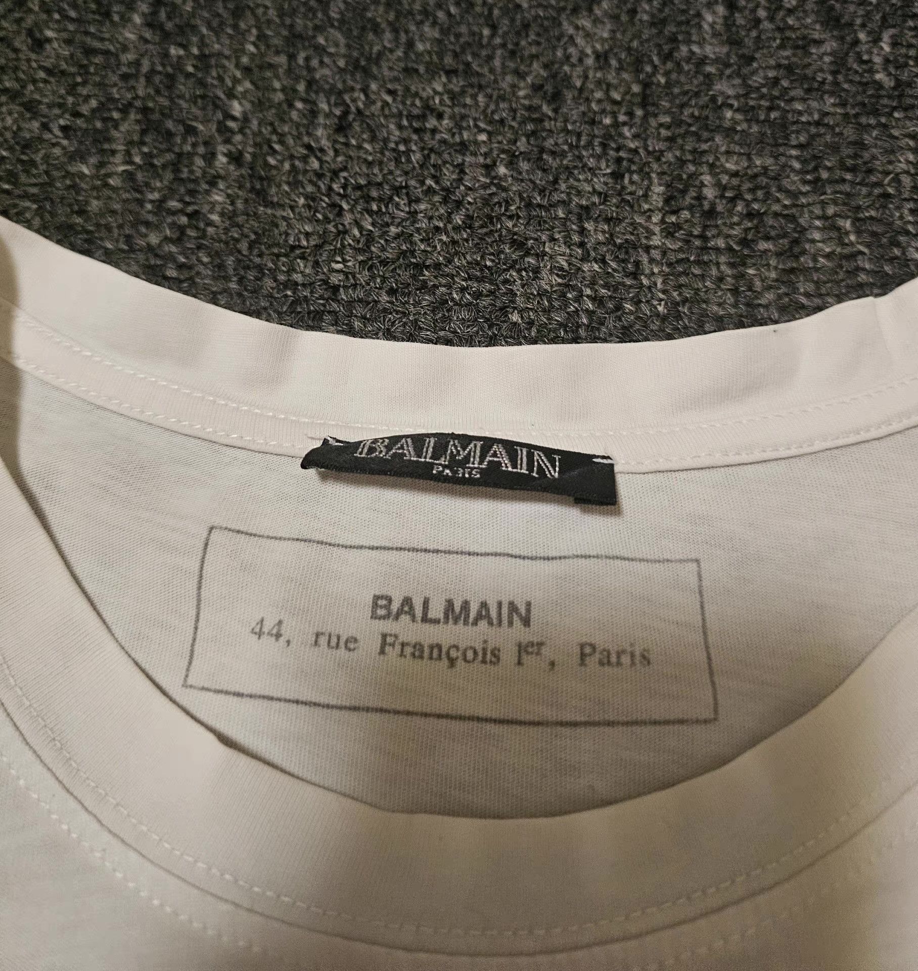 Balmain Balmain white short-sleeve T-shirt Size US M / EU 48-50 / 2 - 3 Thumbnail