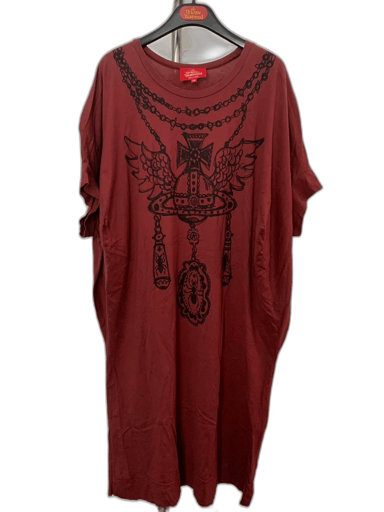 Vivienne Westwood Vivienne Westwood Saturn Wing Pendant Short Sleeve Top - dmc Size M / US 6-8 / IT 42-44 - 1 Thumbnail
