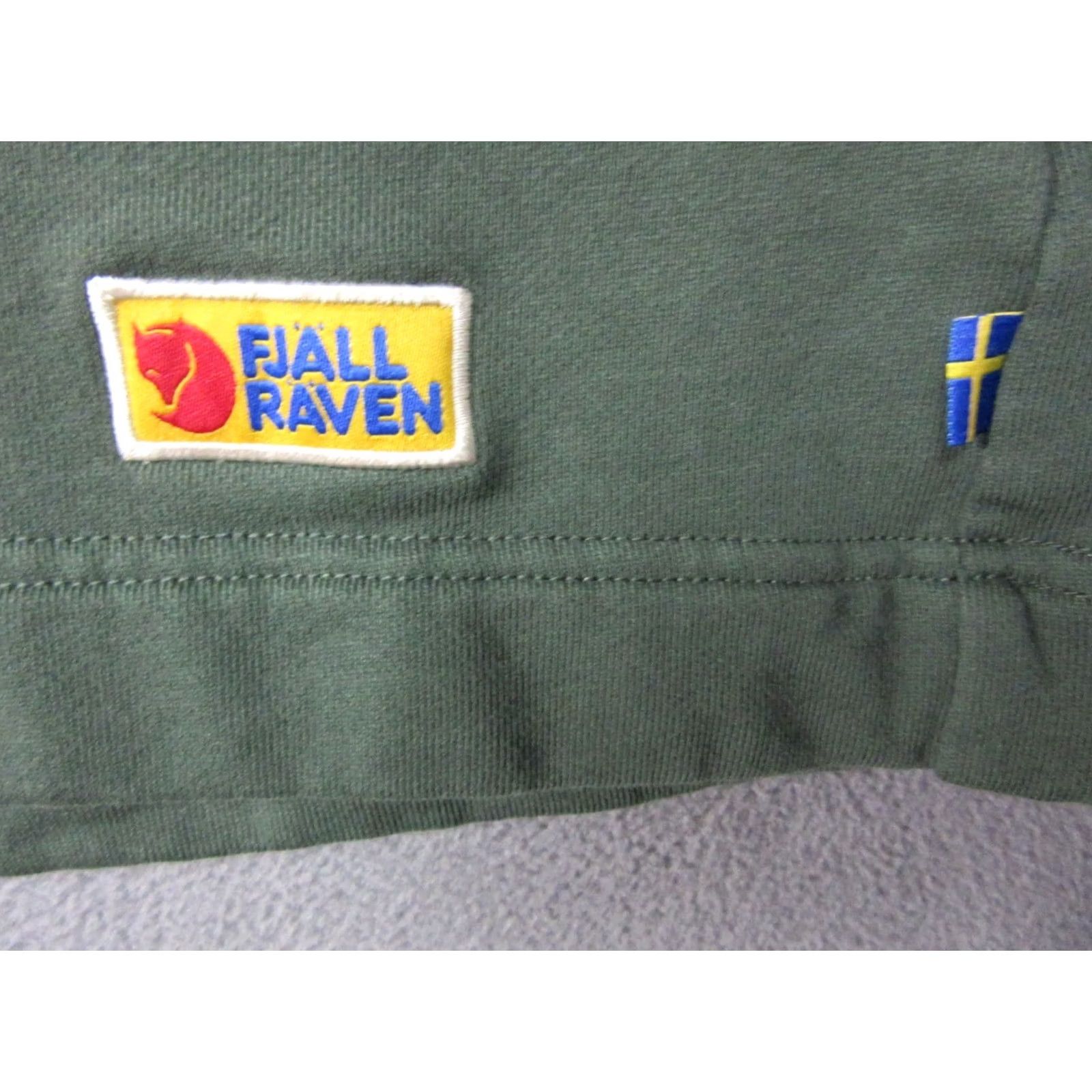 Vintage Fjallraven Hoodie Womens Large Green Vardag Patch Logo Outdoor Hiking Casual Pullover Fleece Size L / US 10 / IT 46 - 2 Thumbnail