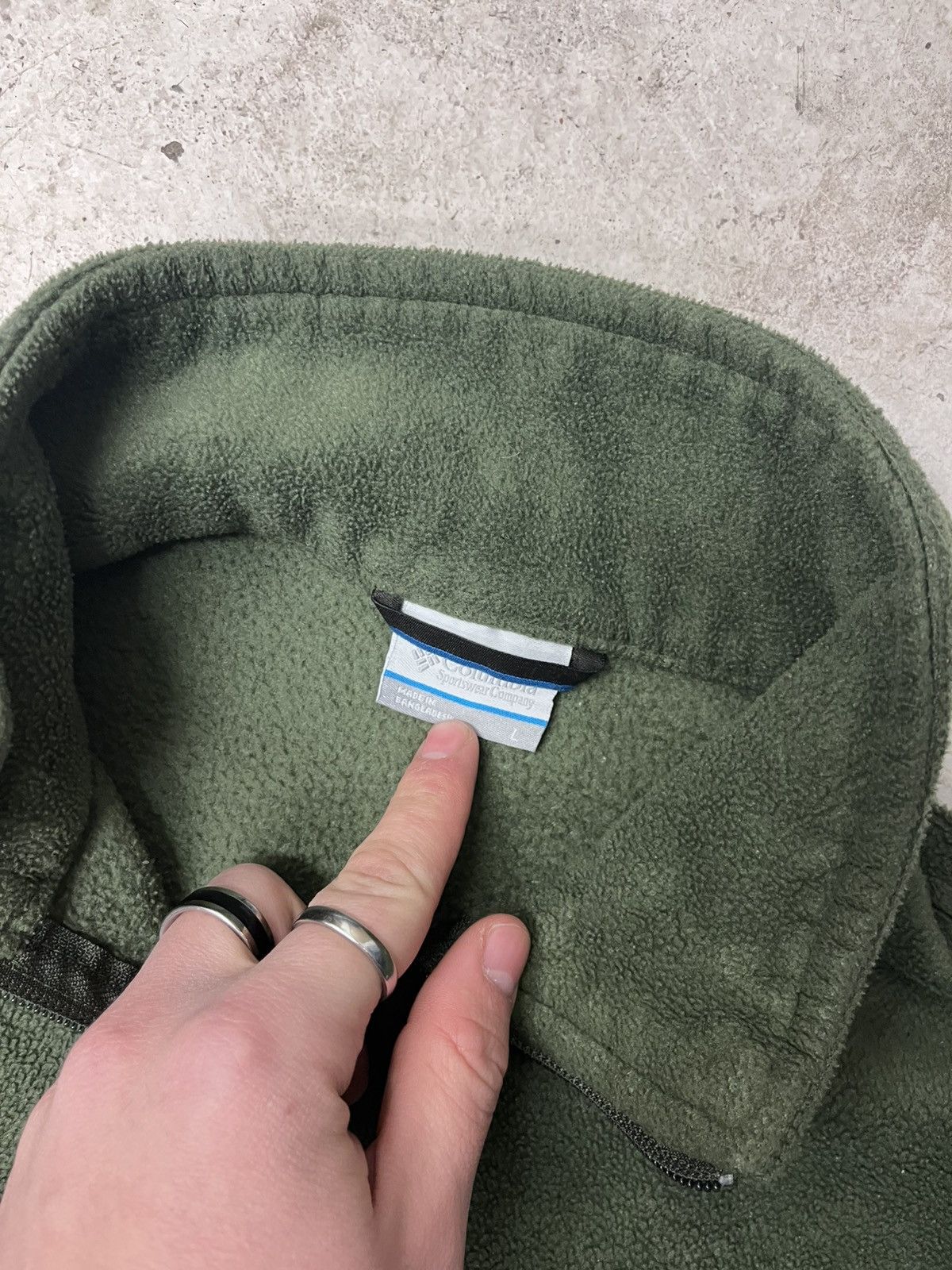 Columbia Green columbia fleece zip up jacket Size US L / EU 52-54 / 3 - 3 Thumbnail