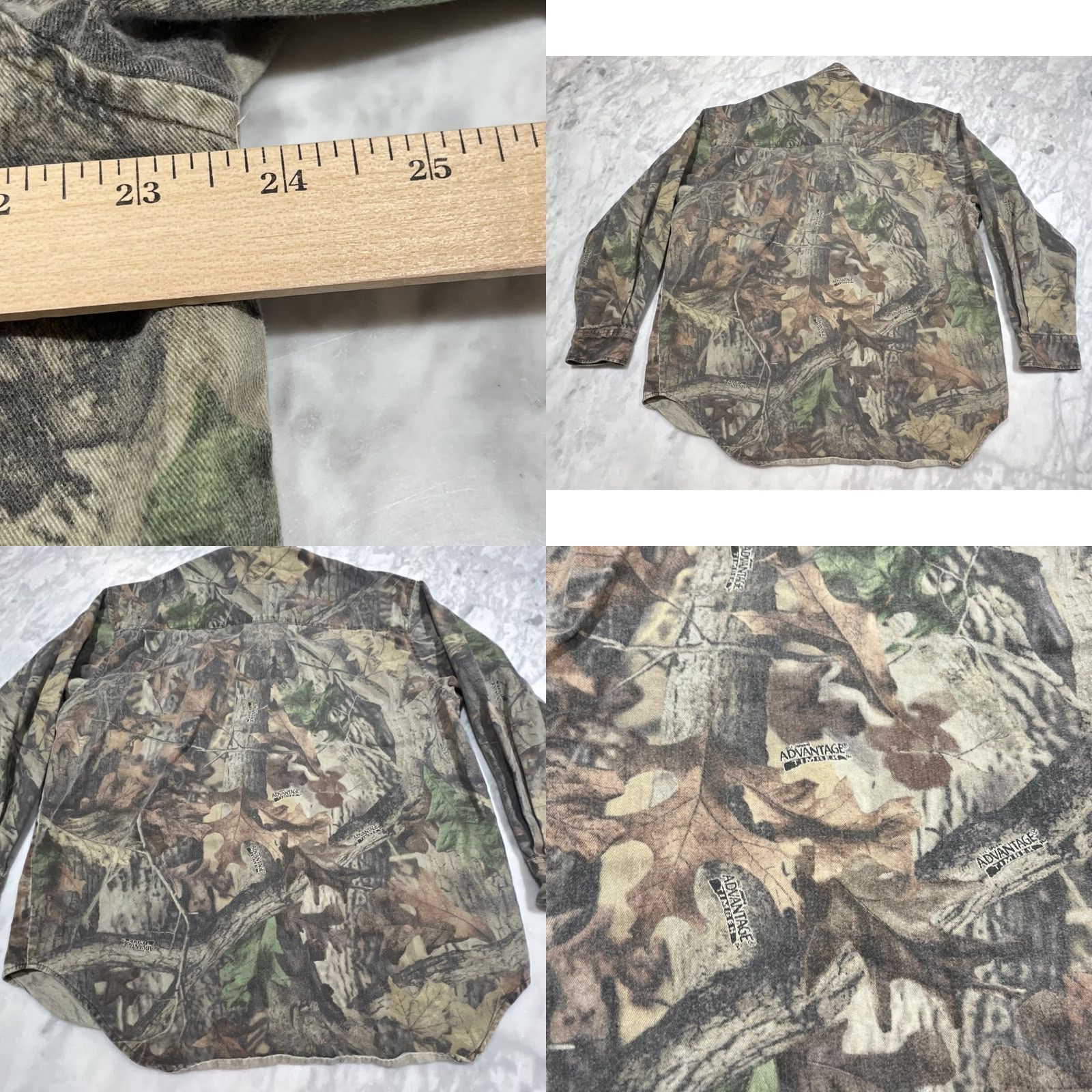 Realtree Duxbak Shirt RealTree Advantage Timber Hunting Button Down Regular Mens Large Size US L / EU 52-54 / 3 - 8 Thumbnail