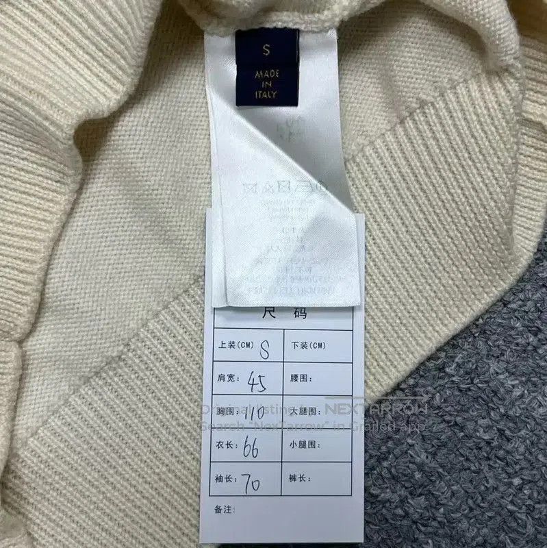 Louis Vuitton Louis Vuitton White Cotton Logo Sweatshirt . Size S / US 4 / IT 40 - 4 Thumbnail