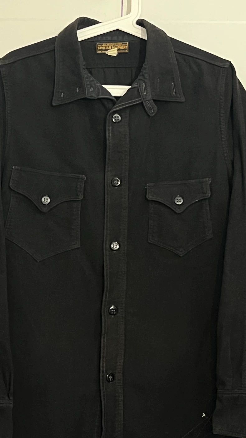 Freewheelers Freewheelers size 16 Black flannel shirt Size US S / EU 44-46 / 1 - 3 Thumbnail