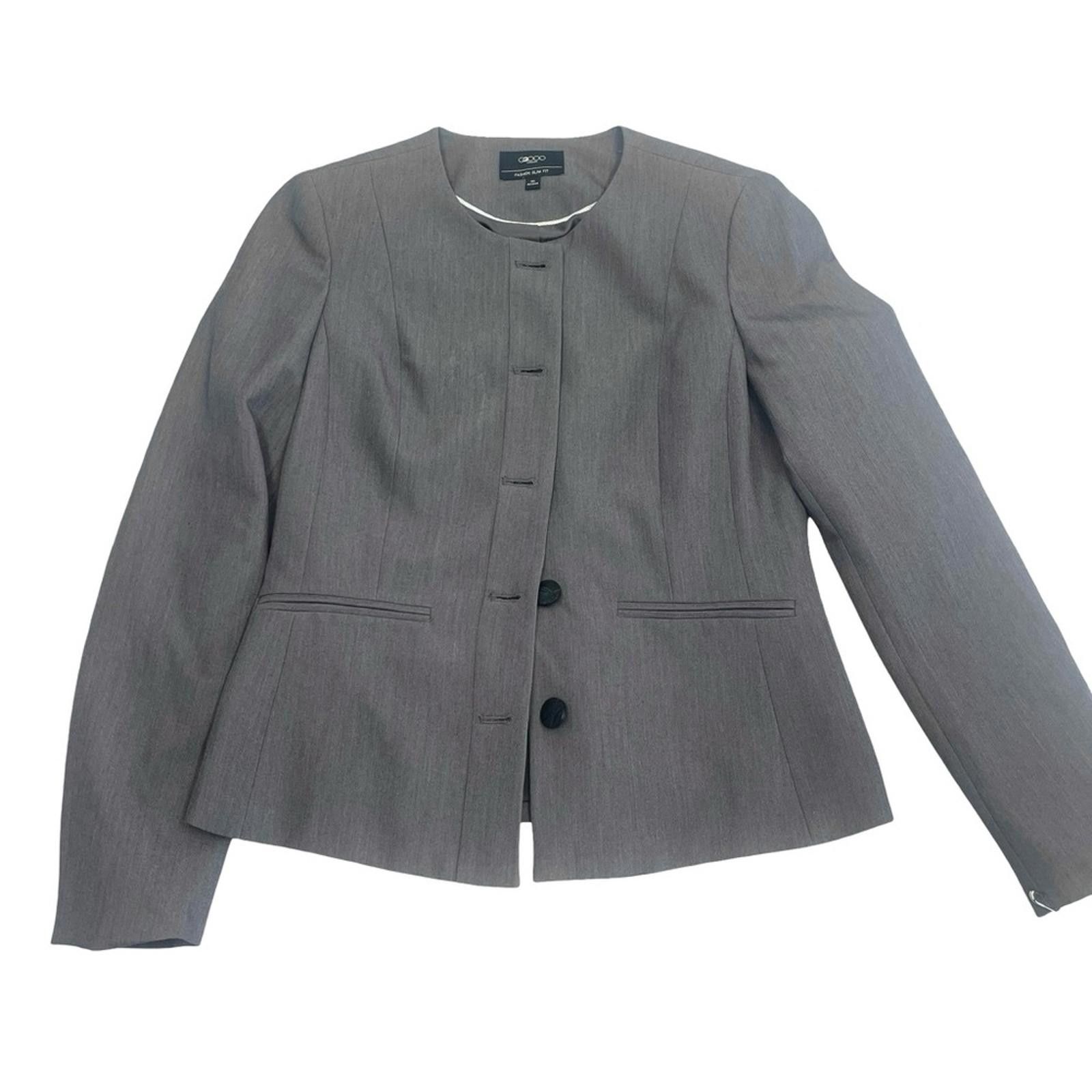 G2000 Elegant G2000 Gray Slim Fit Women's Jacket - Mint Condition Size M / US 6-8 / IT 42-44 - 4 Thumbnail