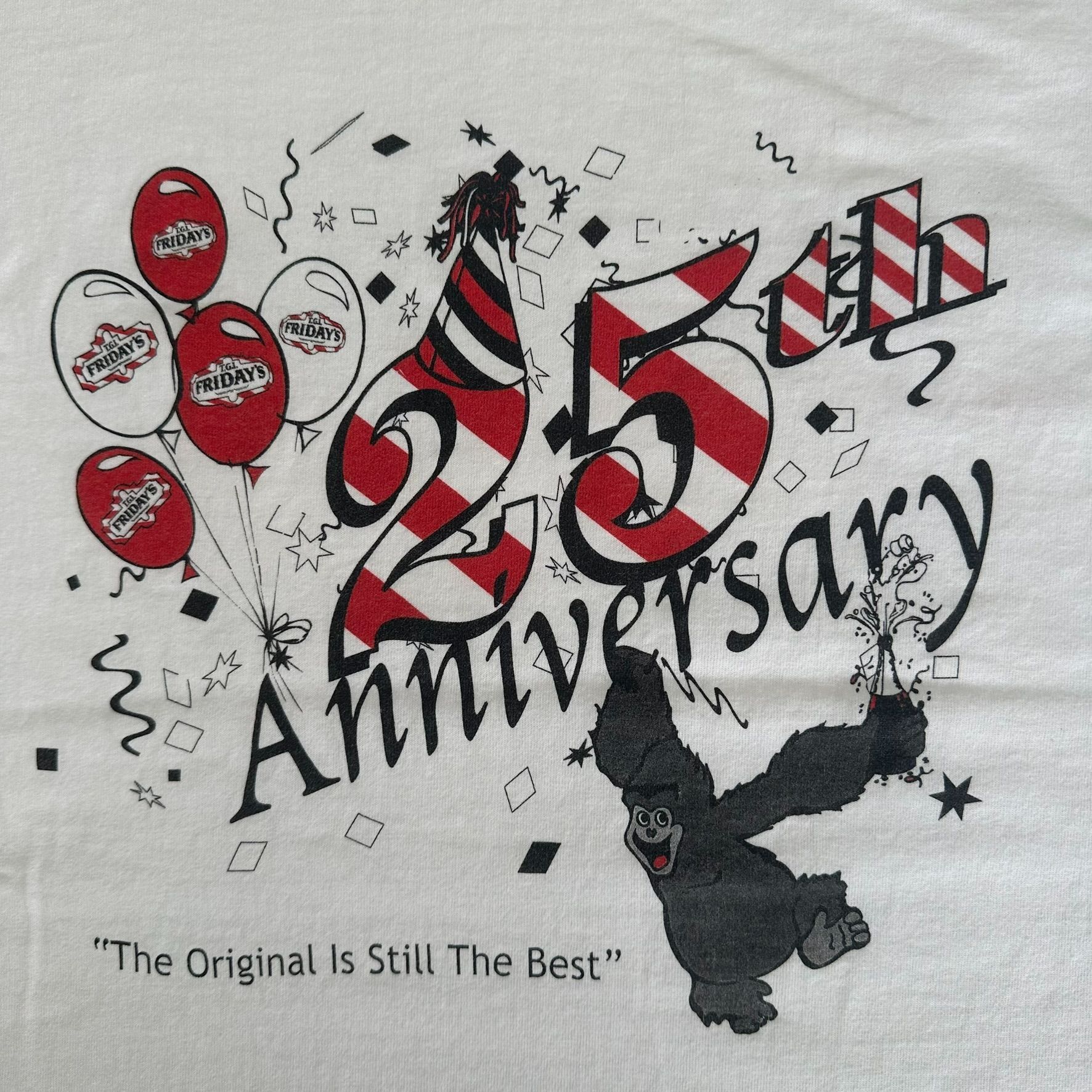 Fruit Of The Loom Vintage Y2K TGIF Friday's T-Shirt Columbus Ohio Corporate Re Size US L / EU 52-54 / 3 - 4 Thumbnail