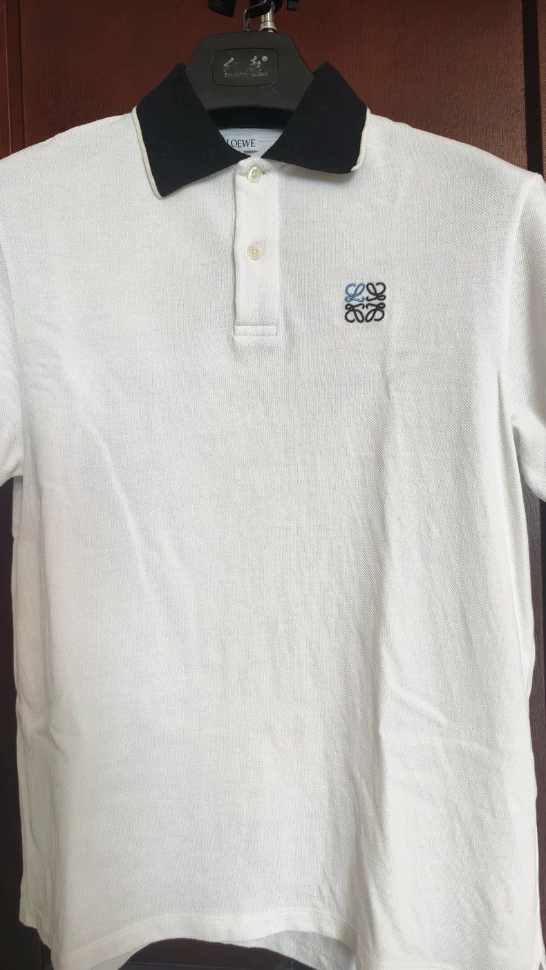 Loewe LOEWE White polo shirt Size M / US 6-8 / IT 42-44 - 3 Thumbnail