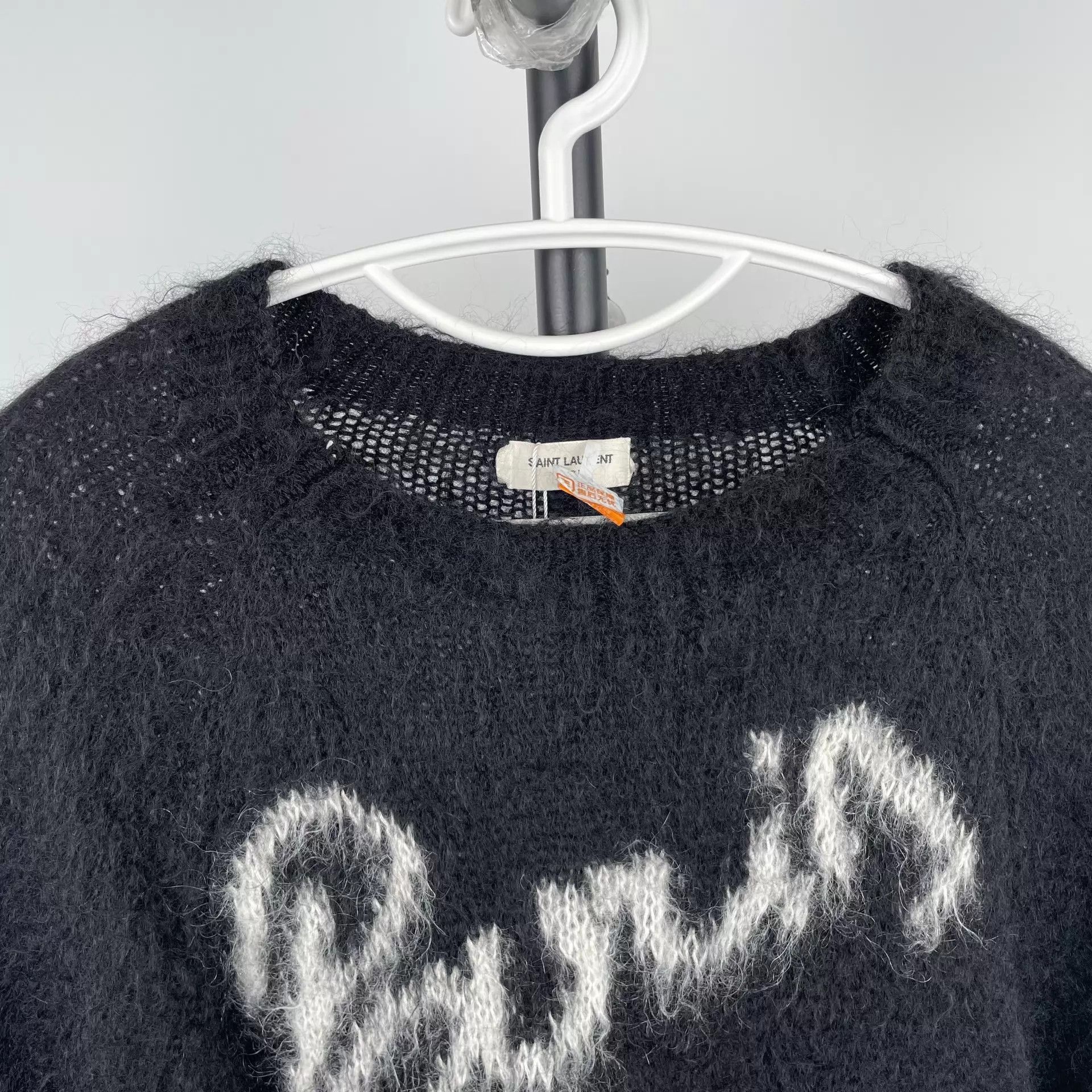Yves Saint Laurent YSL Black Sweater M260429CYX6F01 Size M / US 6-8 / IT 42-44 - 3 Thumbnail