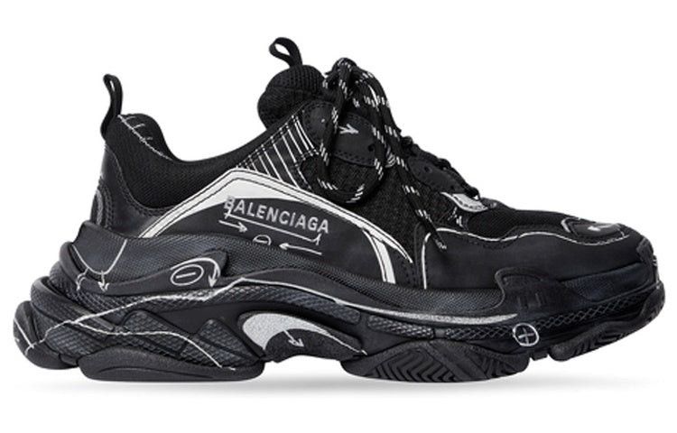Balenciaga triple s sketch sneaker Size US 8 / EU 41 - 1 Thumbnail