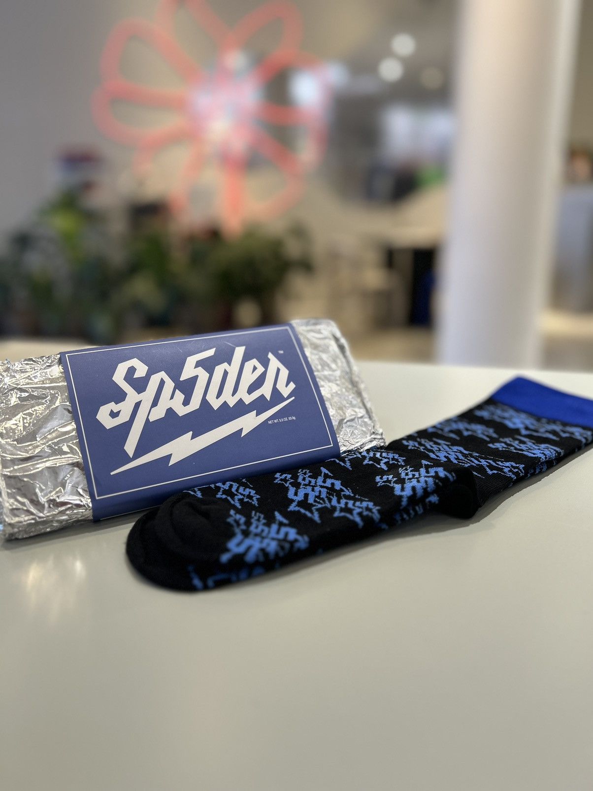Sp5der Sp5der Candy Sock Black/Blue Size ONE SIZE - 1 Thumbnail