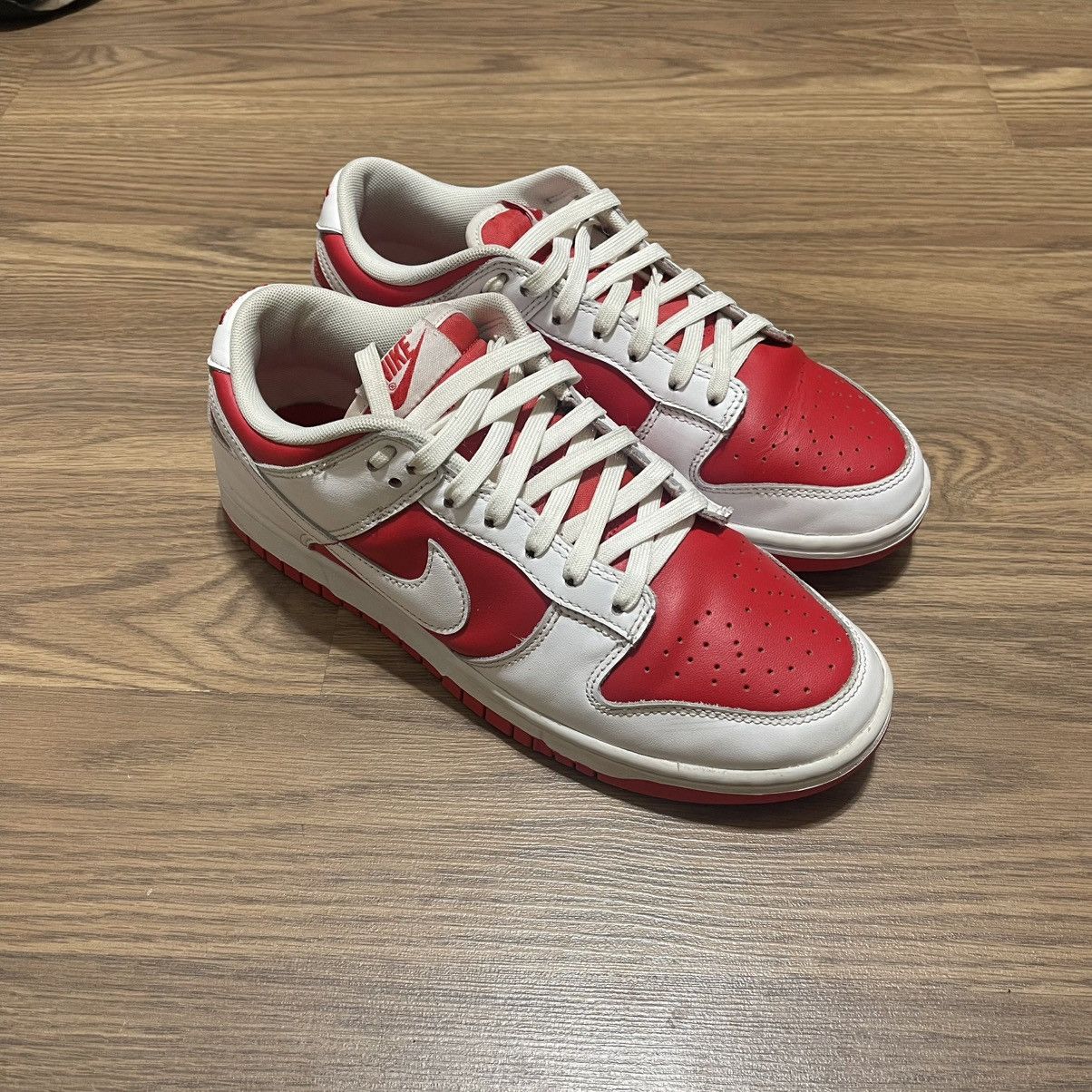 Nike Nike Dunk Low Championship Red 2021 Size US 9 / EU 42 - 3 Thumbnail
