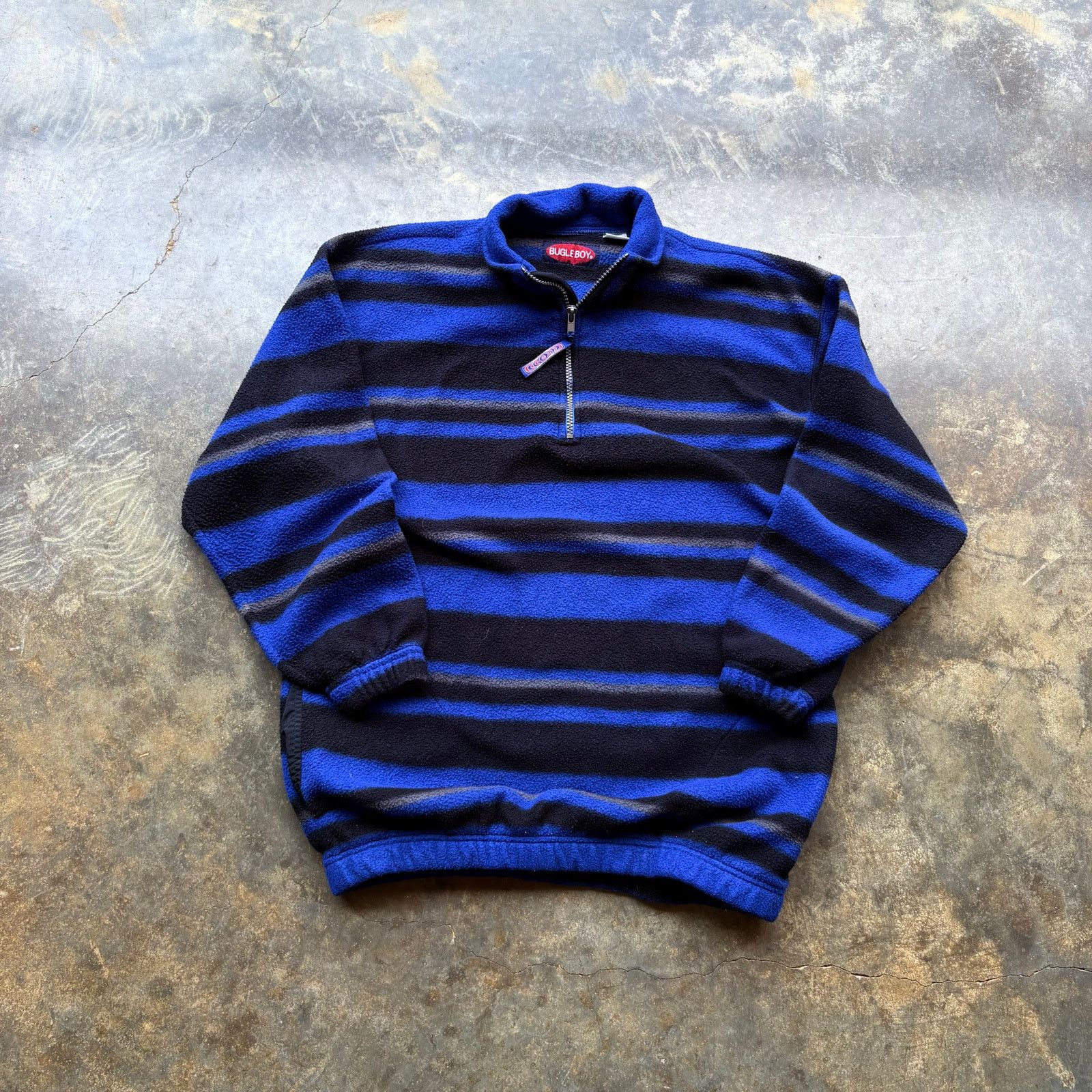 Bugle Boy Crazy Vintage 90s Bugle Boy Sherpa Fleece Size US XL / EU 56 / 4 - 1 Thumbnail