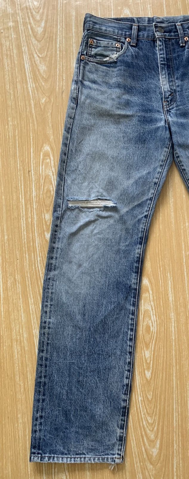 Levi's Rare.. Distressed Levi’s 502 Big E Made In Japan Size US 28 / EU 44 - 6 Thumbnail