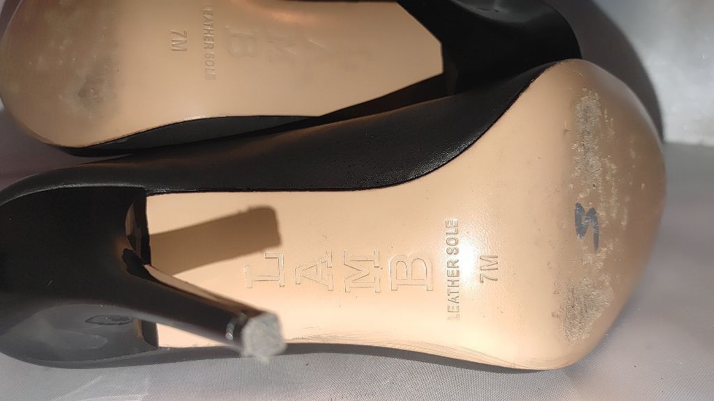 By Malene Birger L.A.M.B. Tony Lambskin Peep Toe Booties Size 7M Size US 7 / IT 37 - 8 Thumbnail