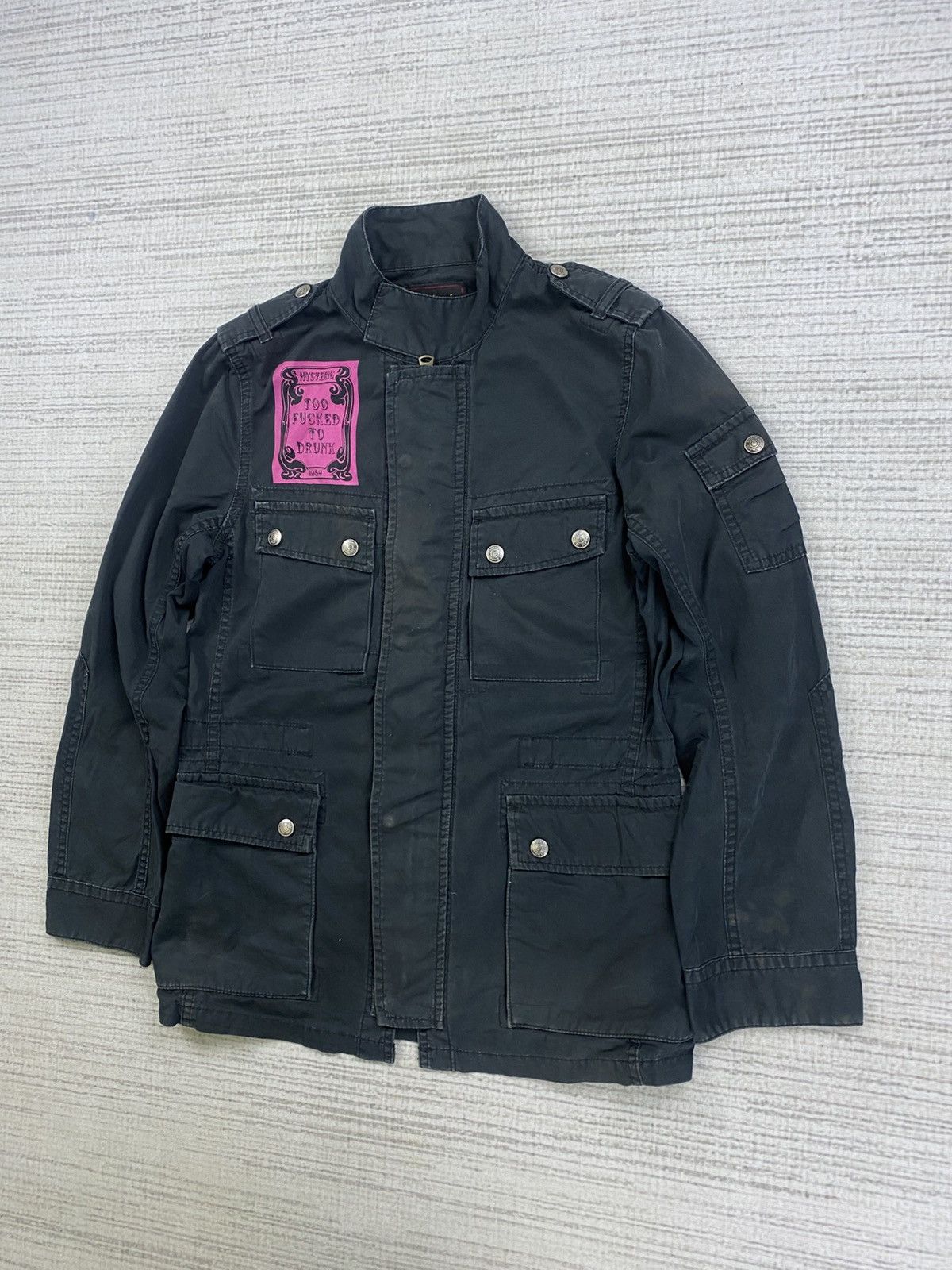 Hysteric Glamour 🔥Hysteric Glamour “Too Fucked To Drunk” Jacket Size US S / EU 44-46 / 1 - 4 Thumbnail
