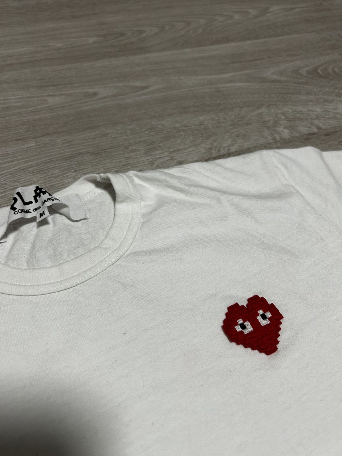 Comme des Garcons PLAY COMME DES GARÇONS PLAY Artwork Invader Edition Heart T-Shirt Size US S / EU 44-46 / 1 - 2 Thumbnail