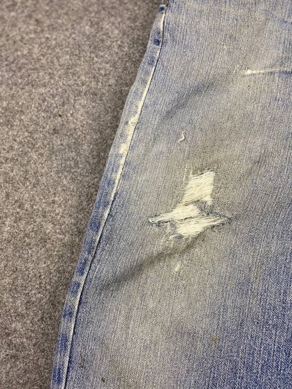 Levi's vintage levis 550 relaxed fit distressed denim Size US 38 / EU 54 - 10 Thumbnail