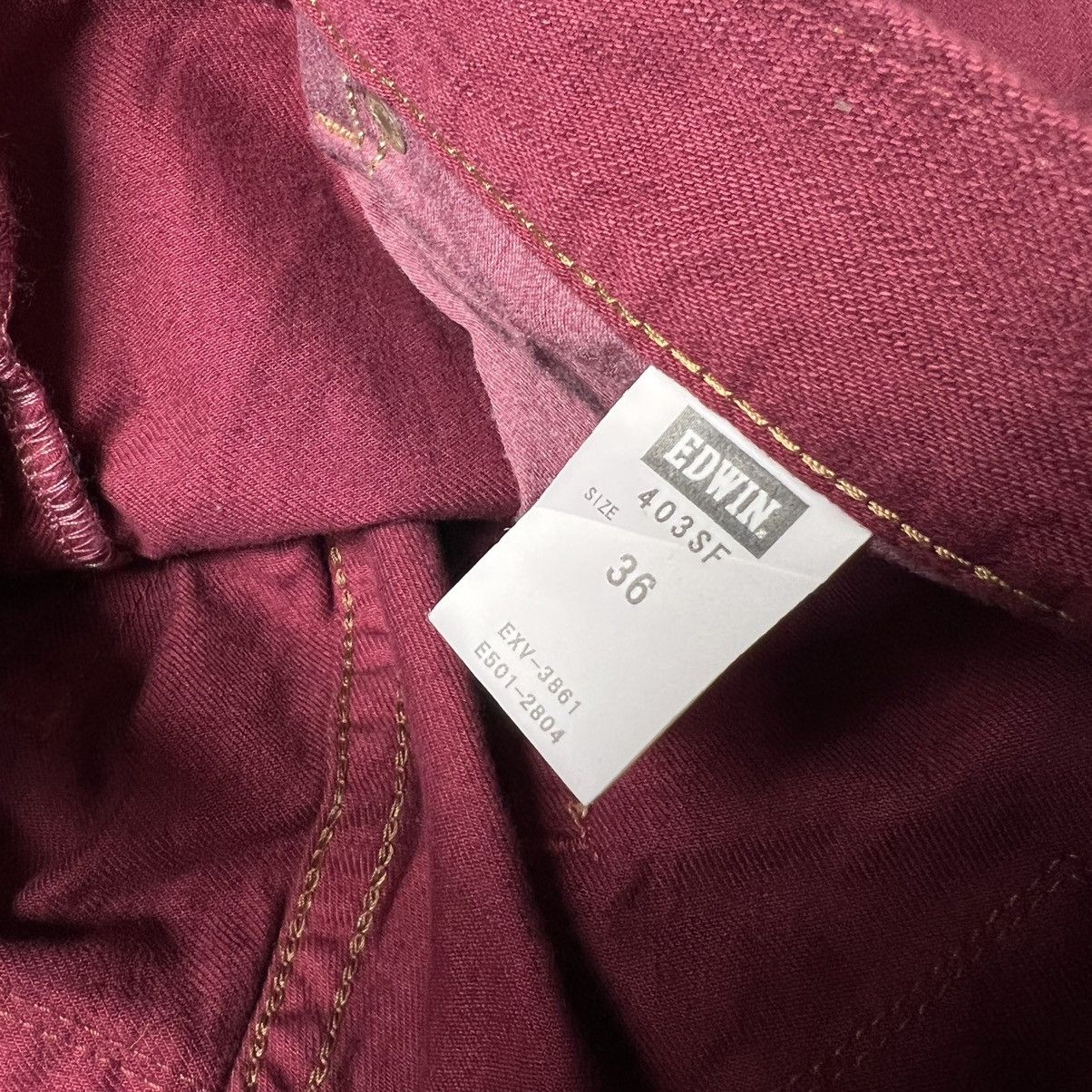 Edwin × Japanese Brand Vintage Edwin Red Tab Baggy Pants Size US 36 / EU 52 - 10 Thumbnail